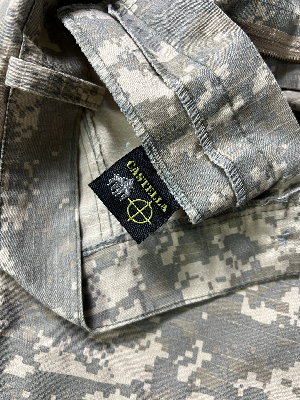 Castella Digital Camo Military Cargo Double Knee Pants