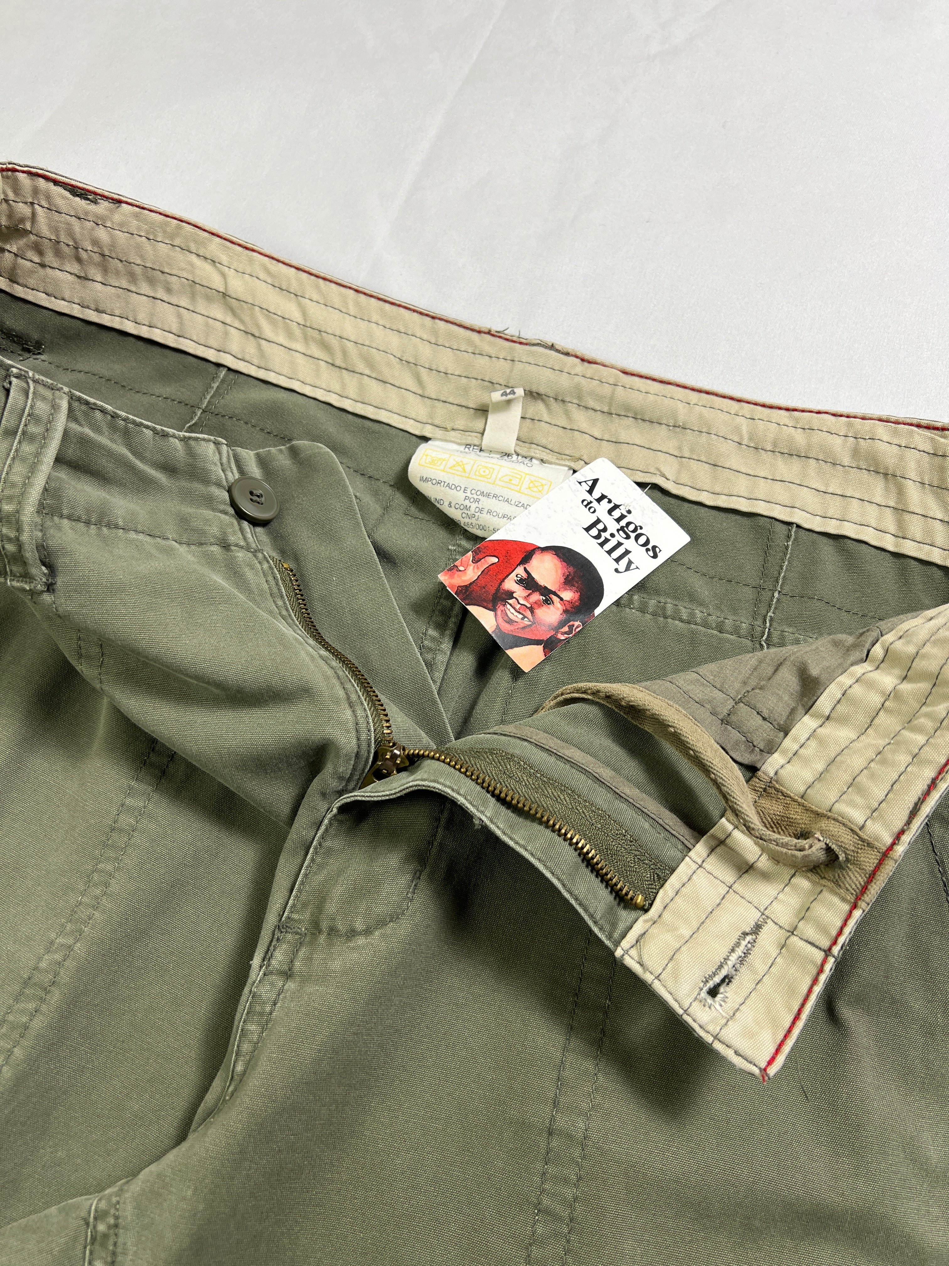 Military Wide Cargo Shorts