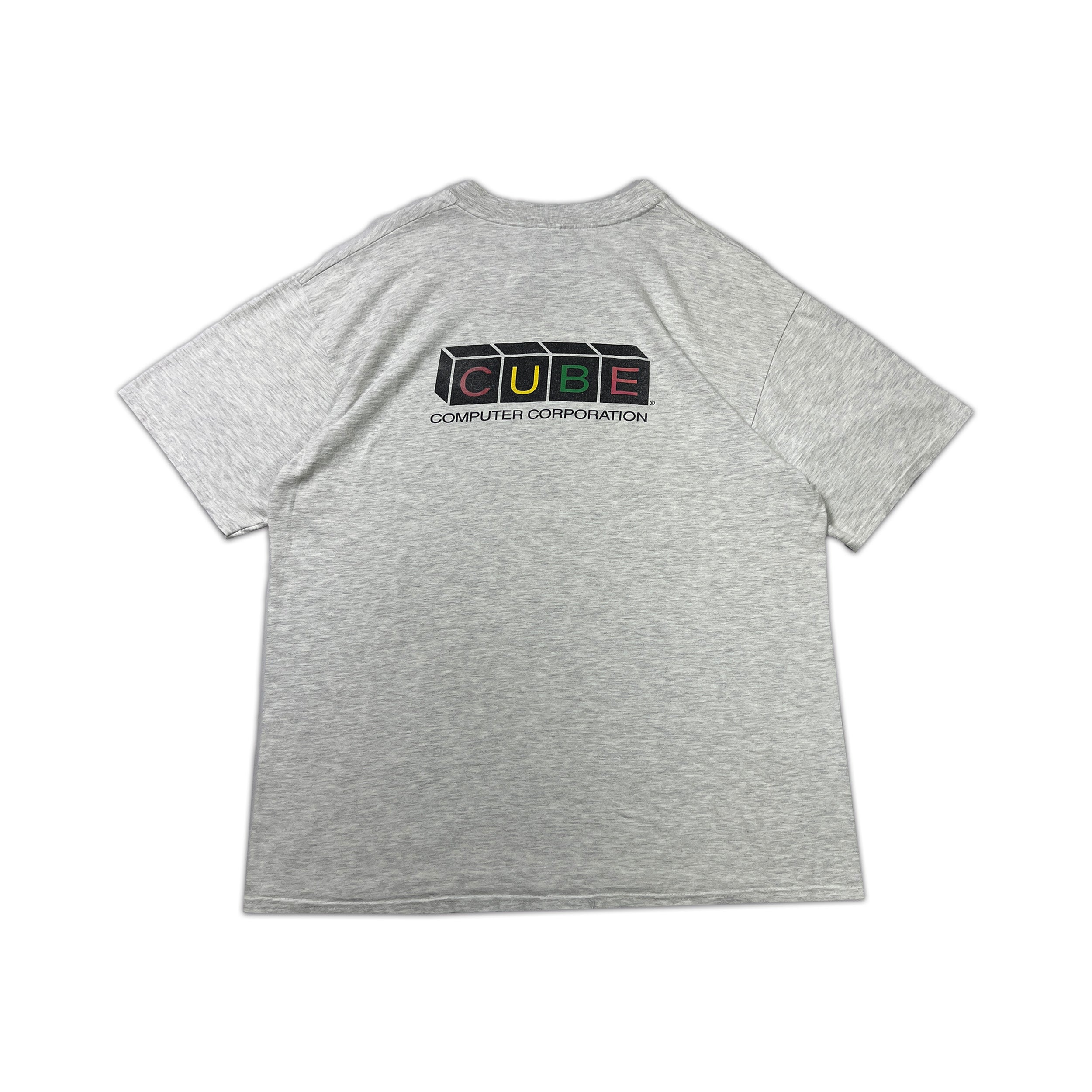 Hanes Beefy Cube Computer T-Shirt