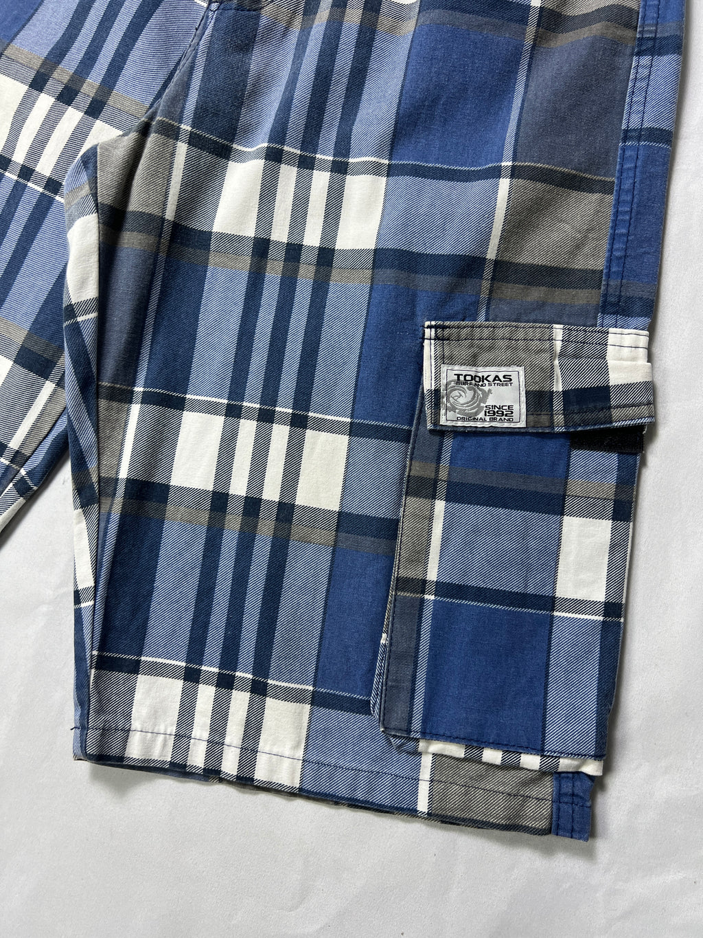 Tookas Freestyle Plaid Cargo Shorts