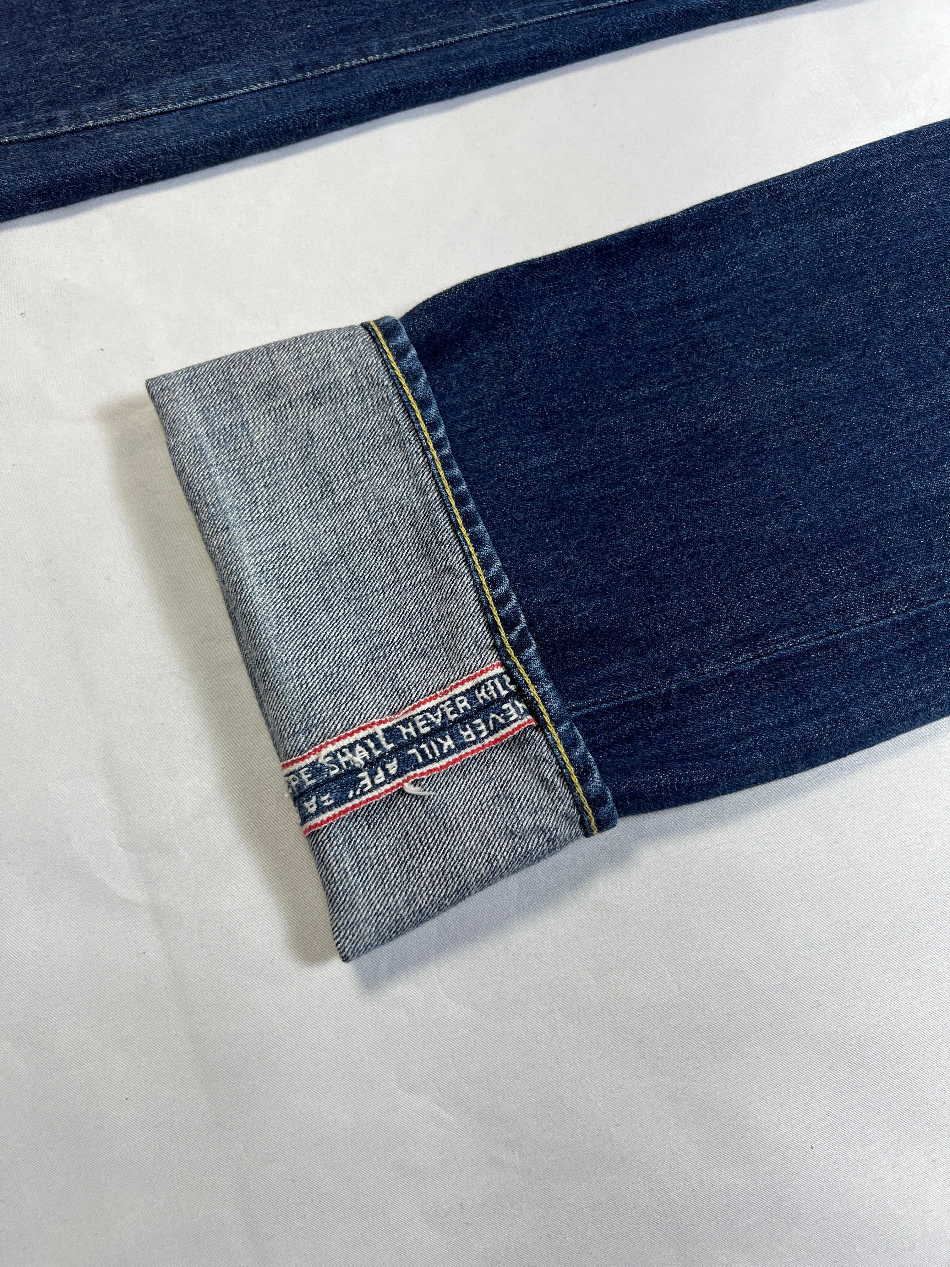 A Bathing Ape Bape Sta Selvedge Denim