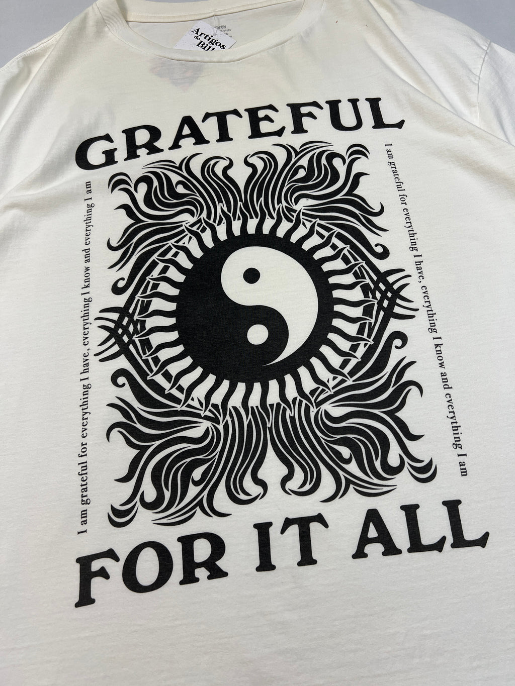 Cotton On ''Grateful For It All'' T-Shirt