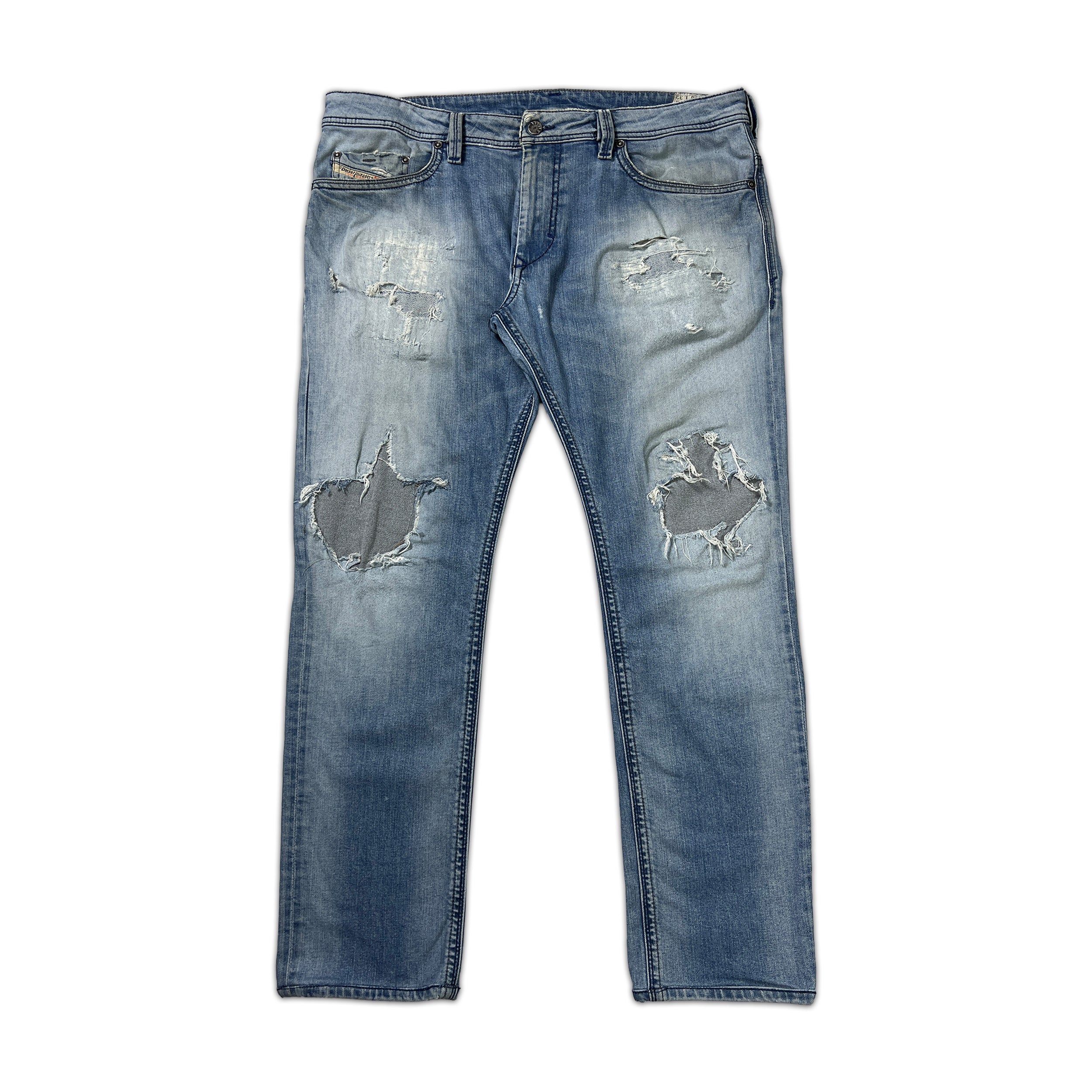 Diesel Thanaz Destroyed Skinny Jeans