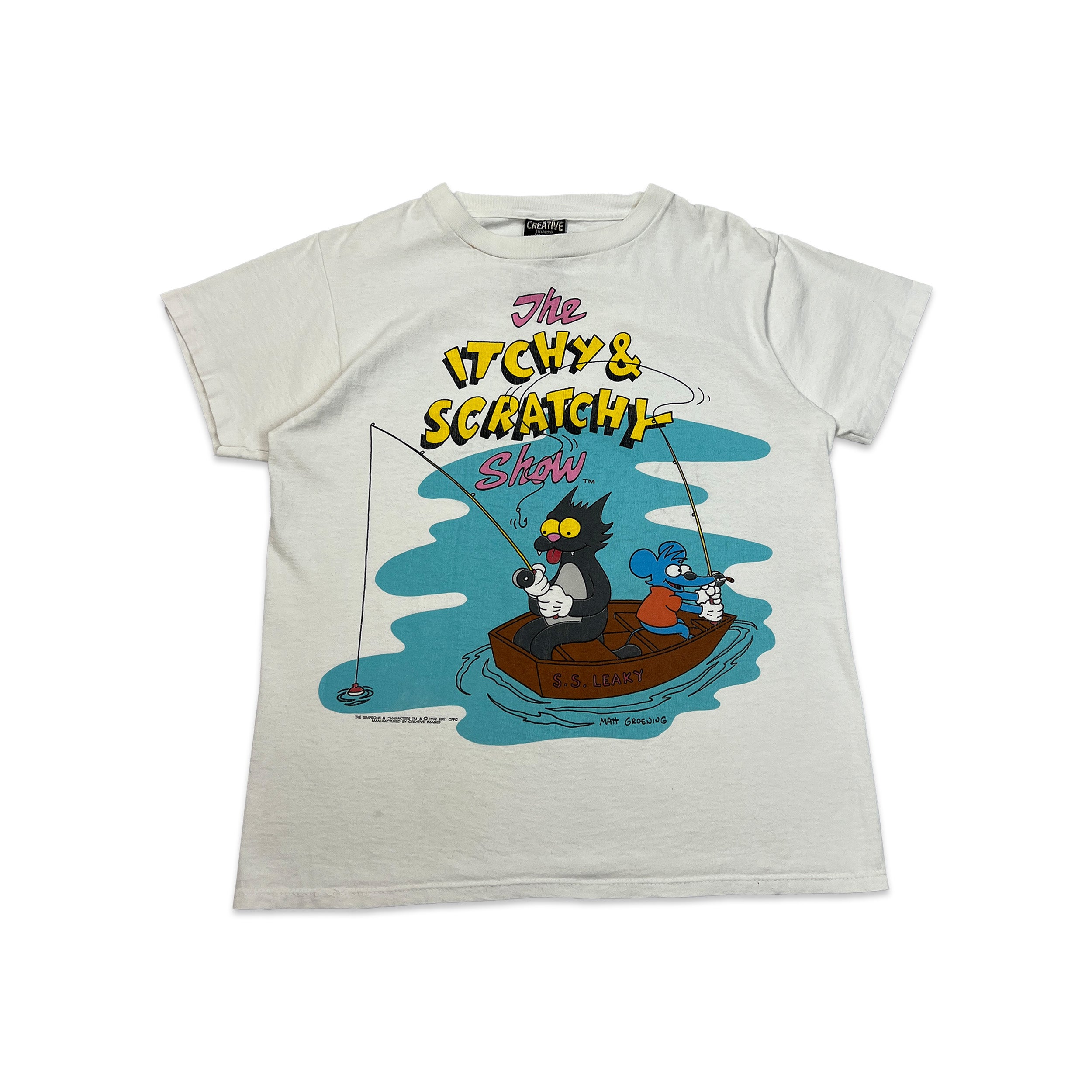 Creative Images Itchy & Scratchy 1992 Merch T-Shirt