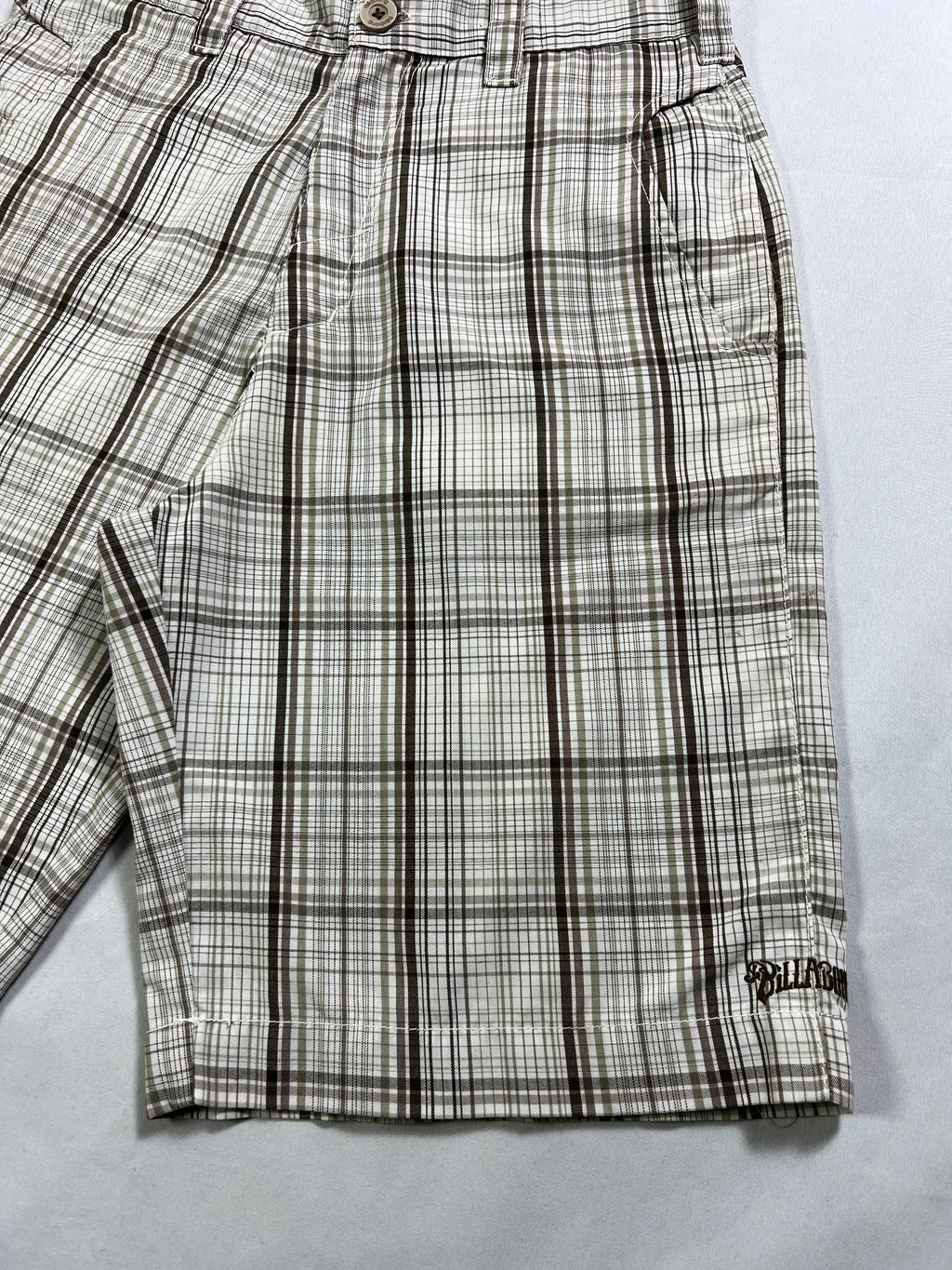 Billabong Plaid Cargo Shorts