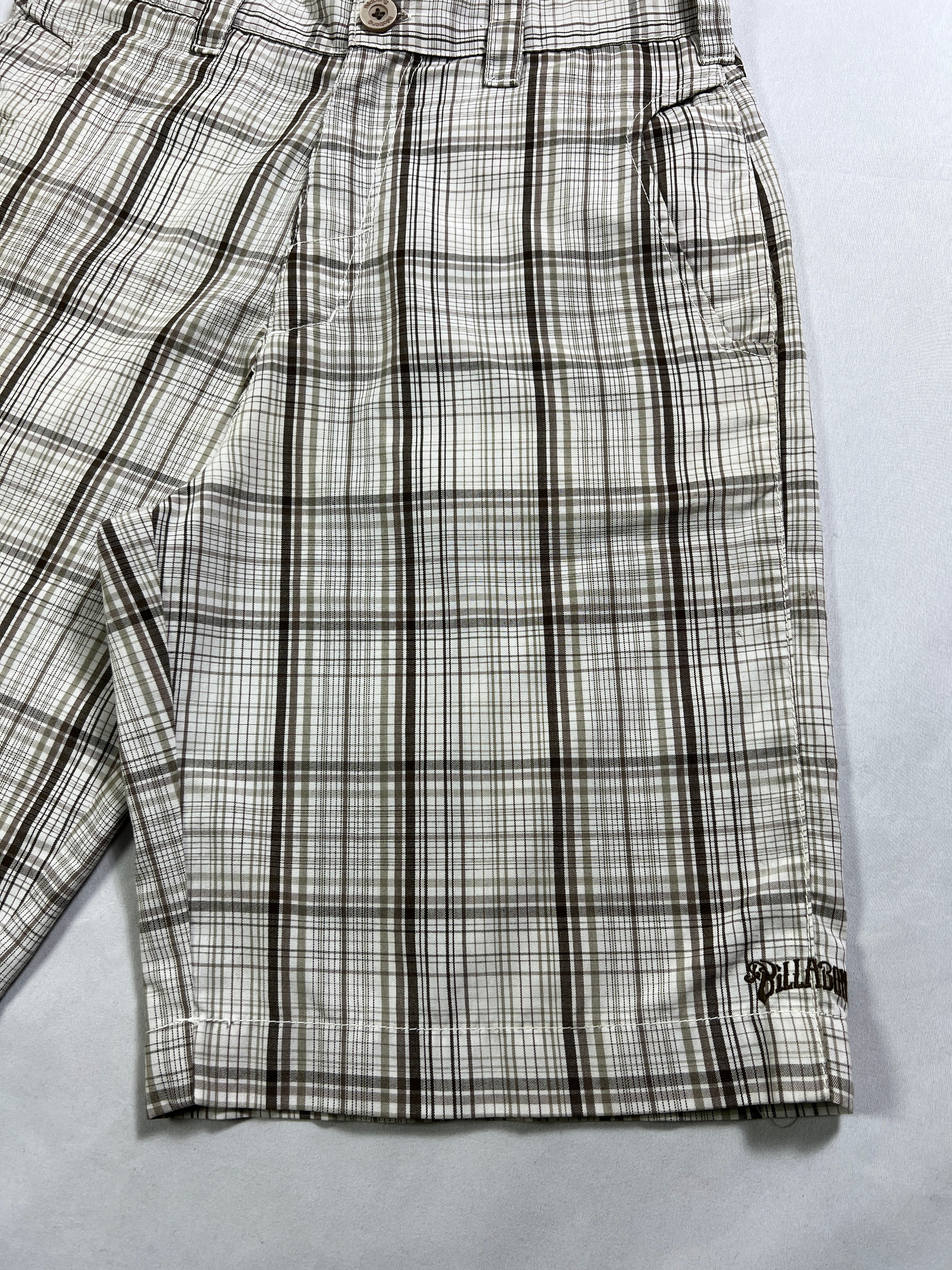 Billabong Plaid Cargo Shorts