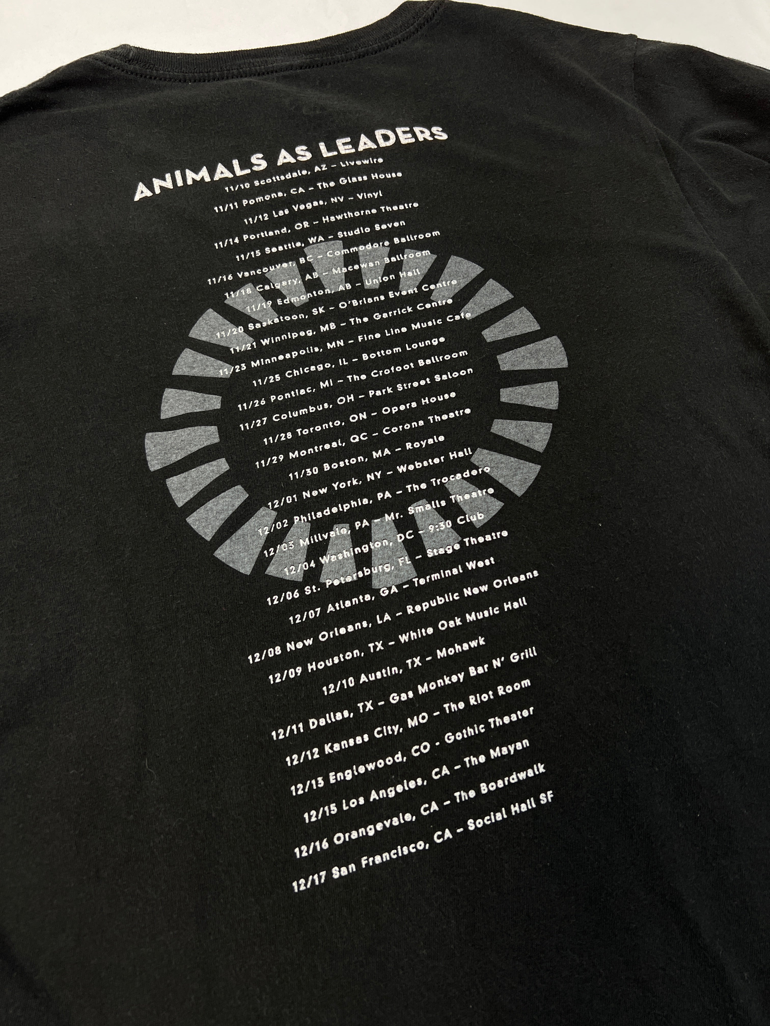 MDNY Animals As Leaders ''The Madness Of Many'' Merch T-Shirt