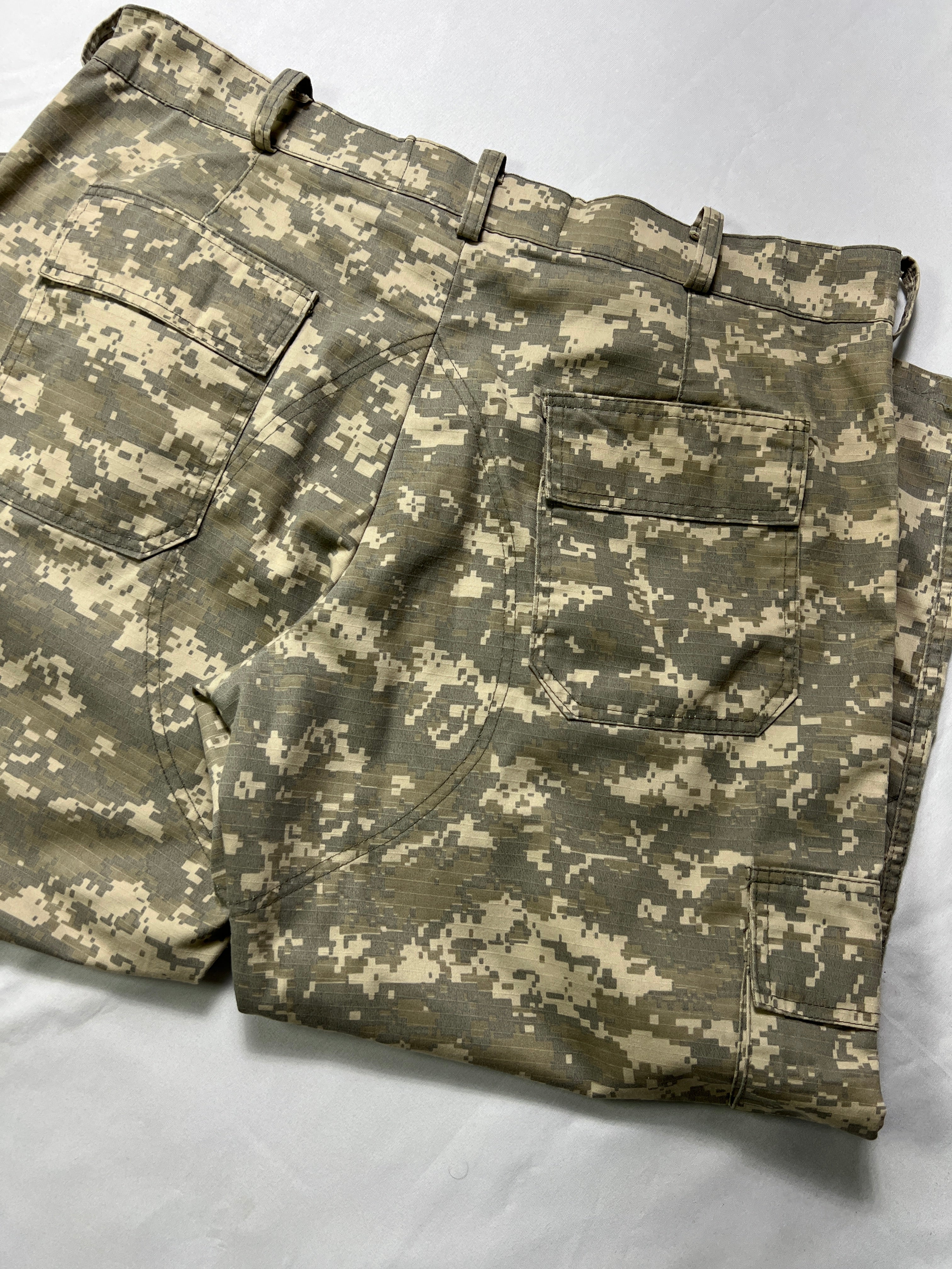 Castella Digital Camo Military Cargo Double Knee Pants