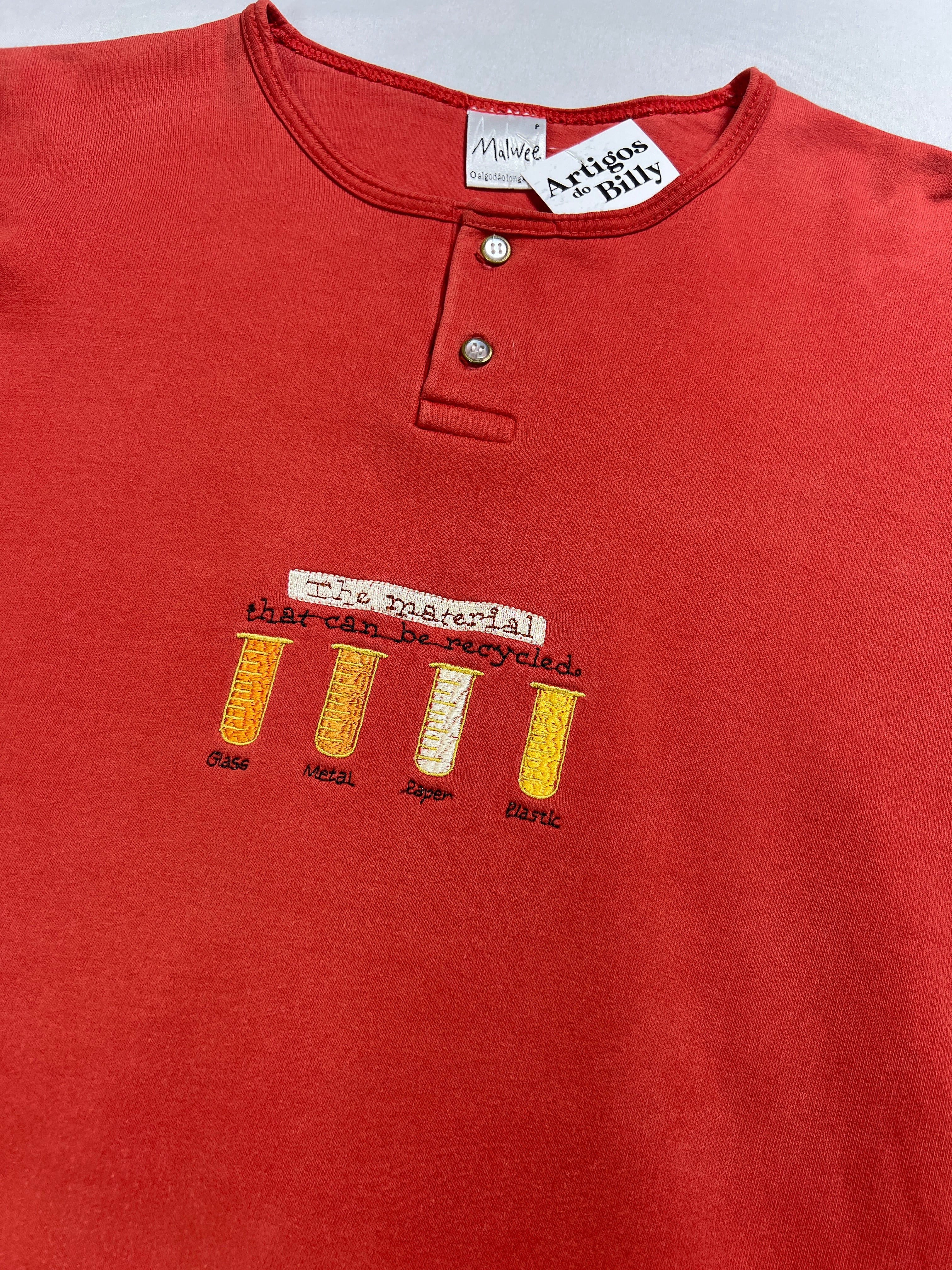 Malwee Two-Button Crewneck
