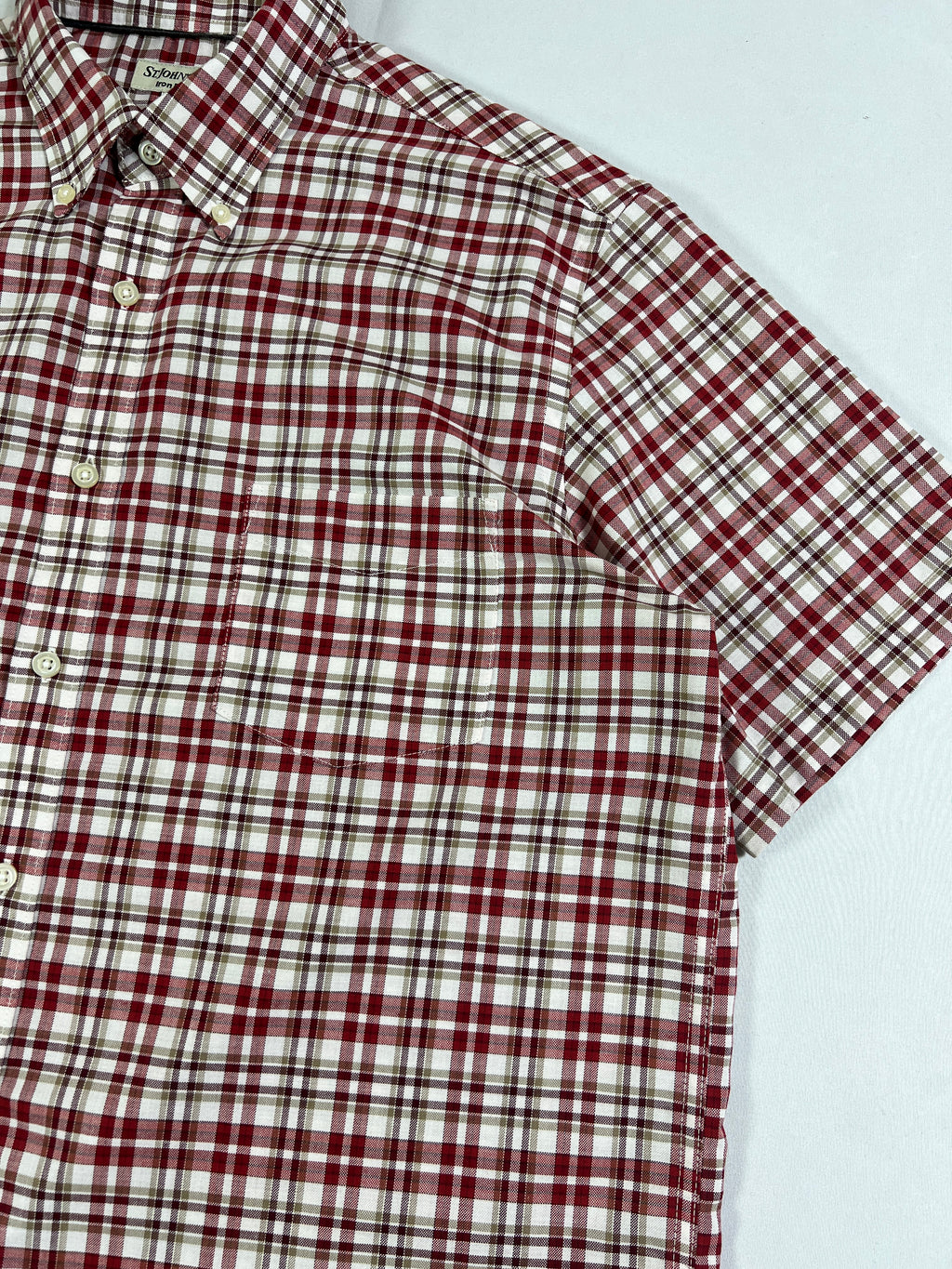 St. John's Bay Iron Free Plaid Shirt