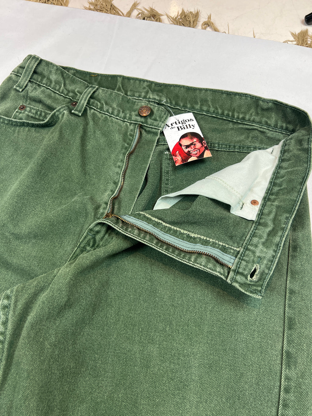 Levi's Loose Fit Orange Tab Jeans