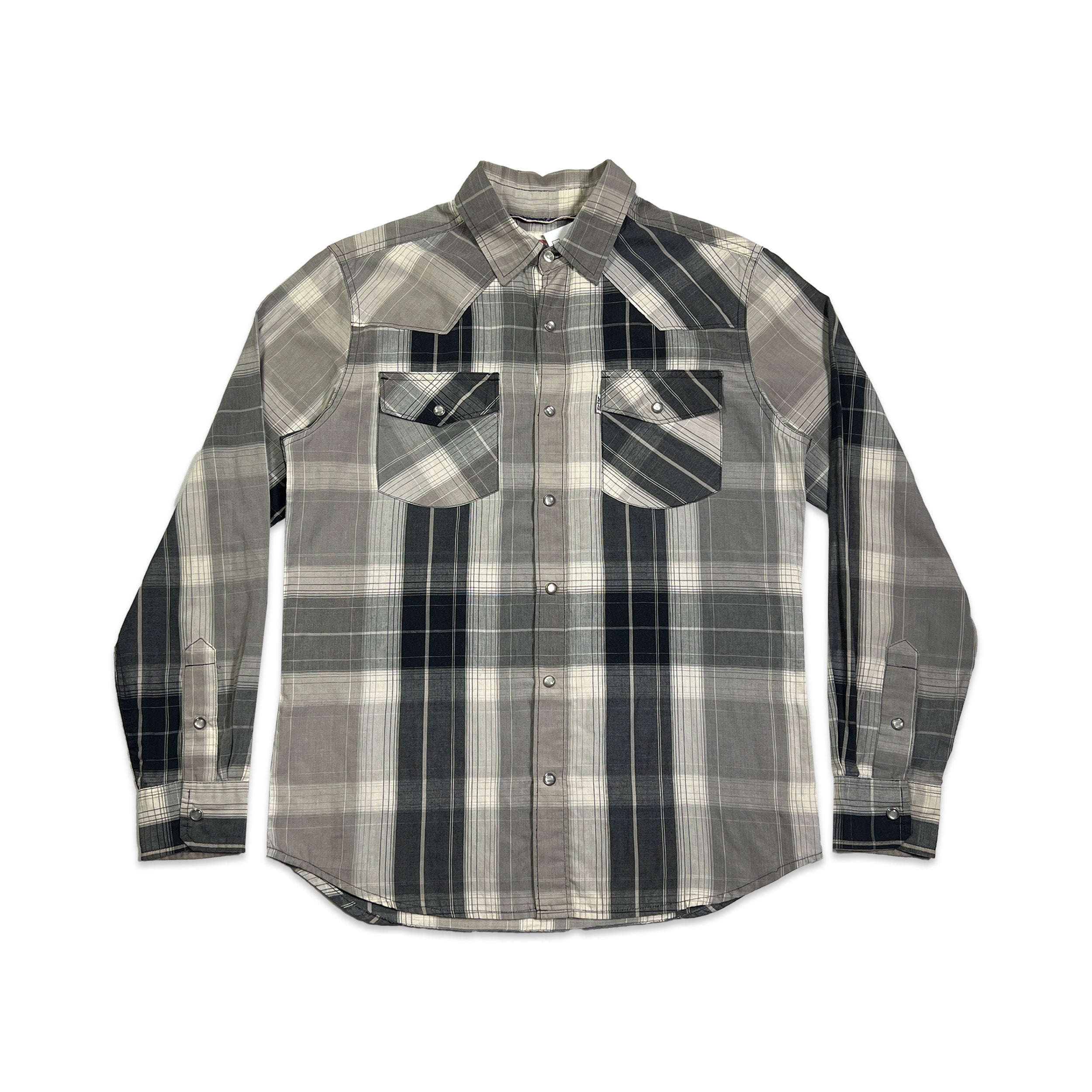Levi's Pearl Snap Plaid Shirt