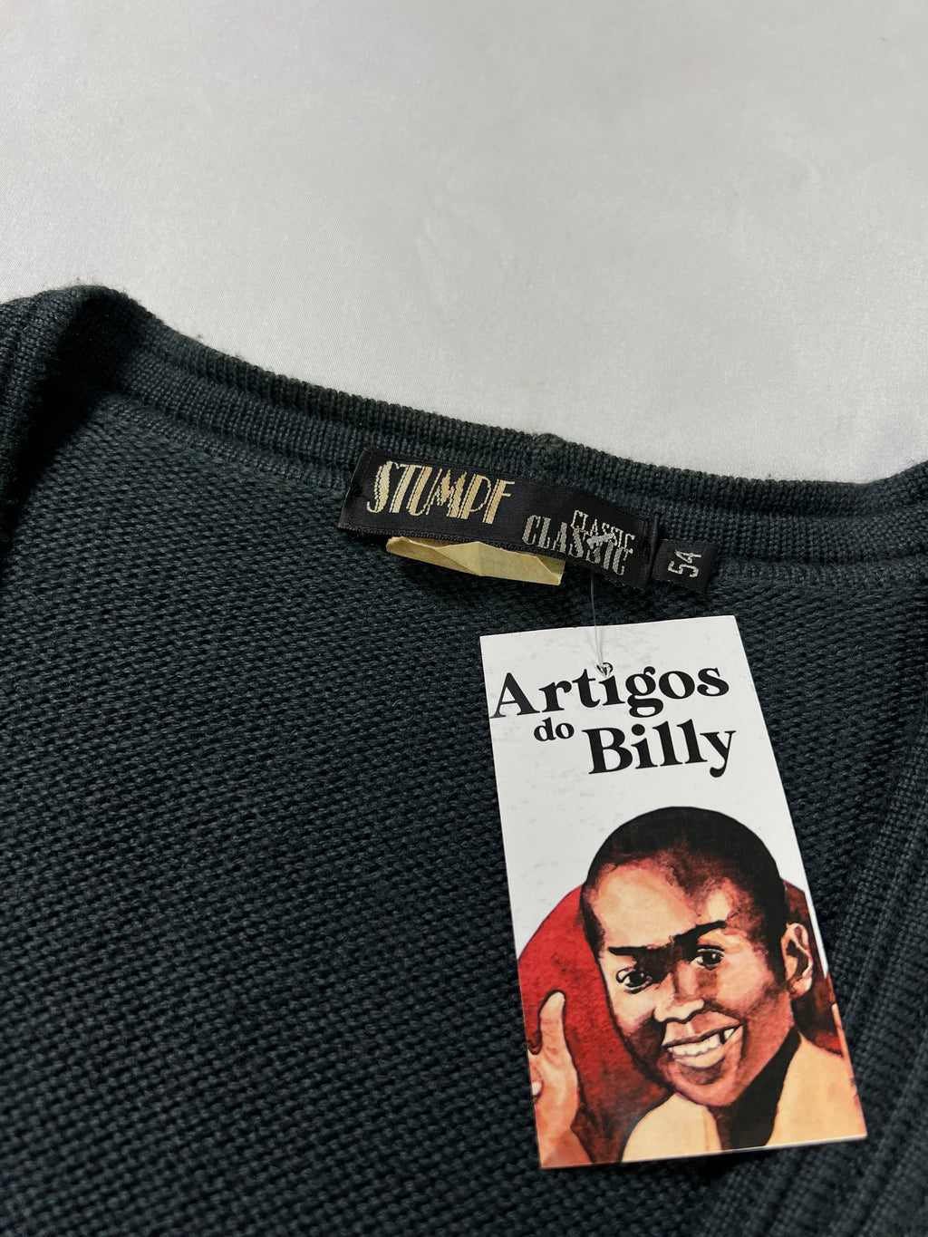 Stumpf Leather Pannel Cardigan