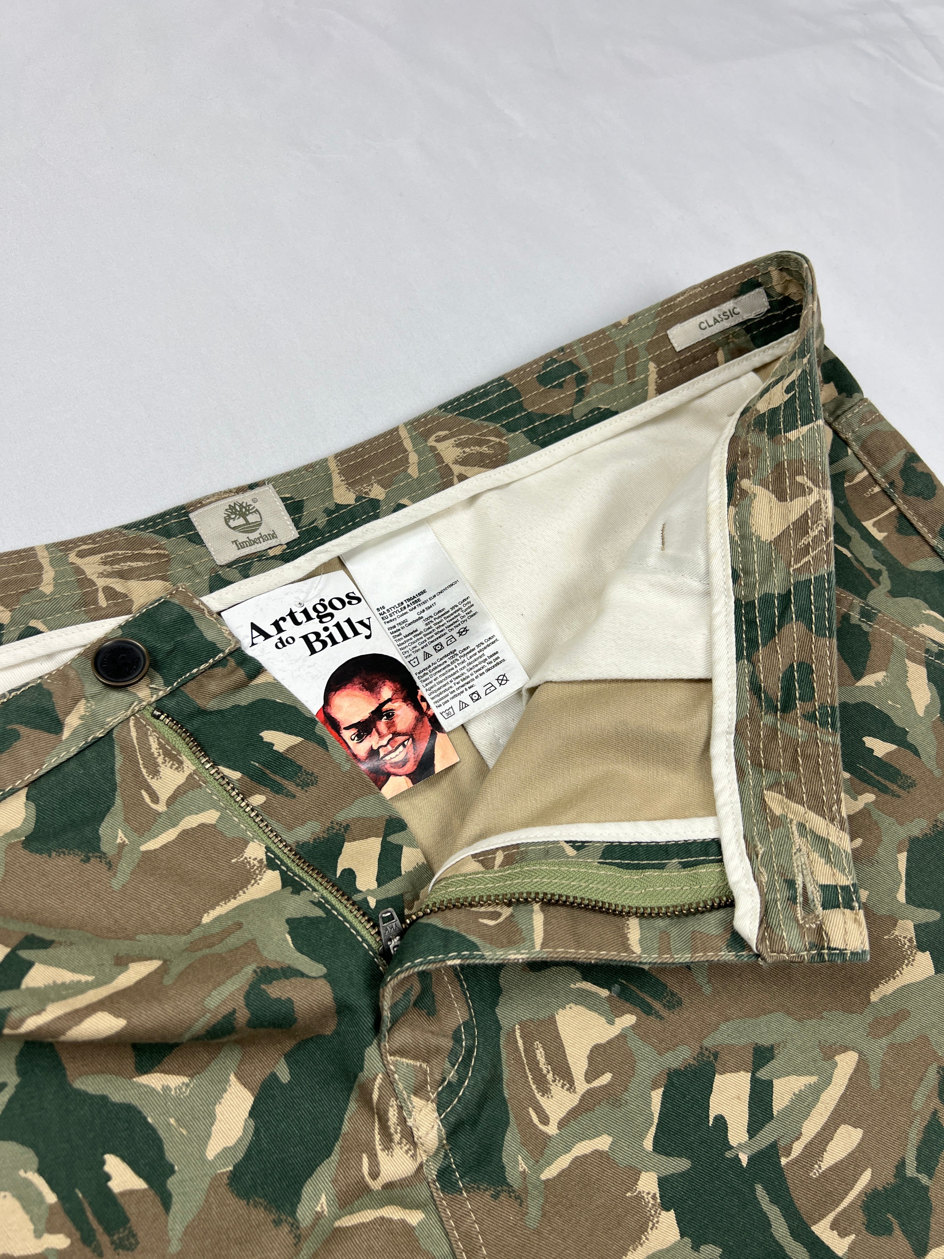 Timberland Camo Cargo Shorts