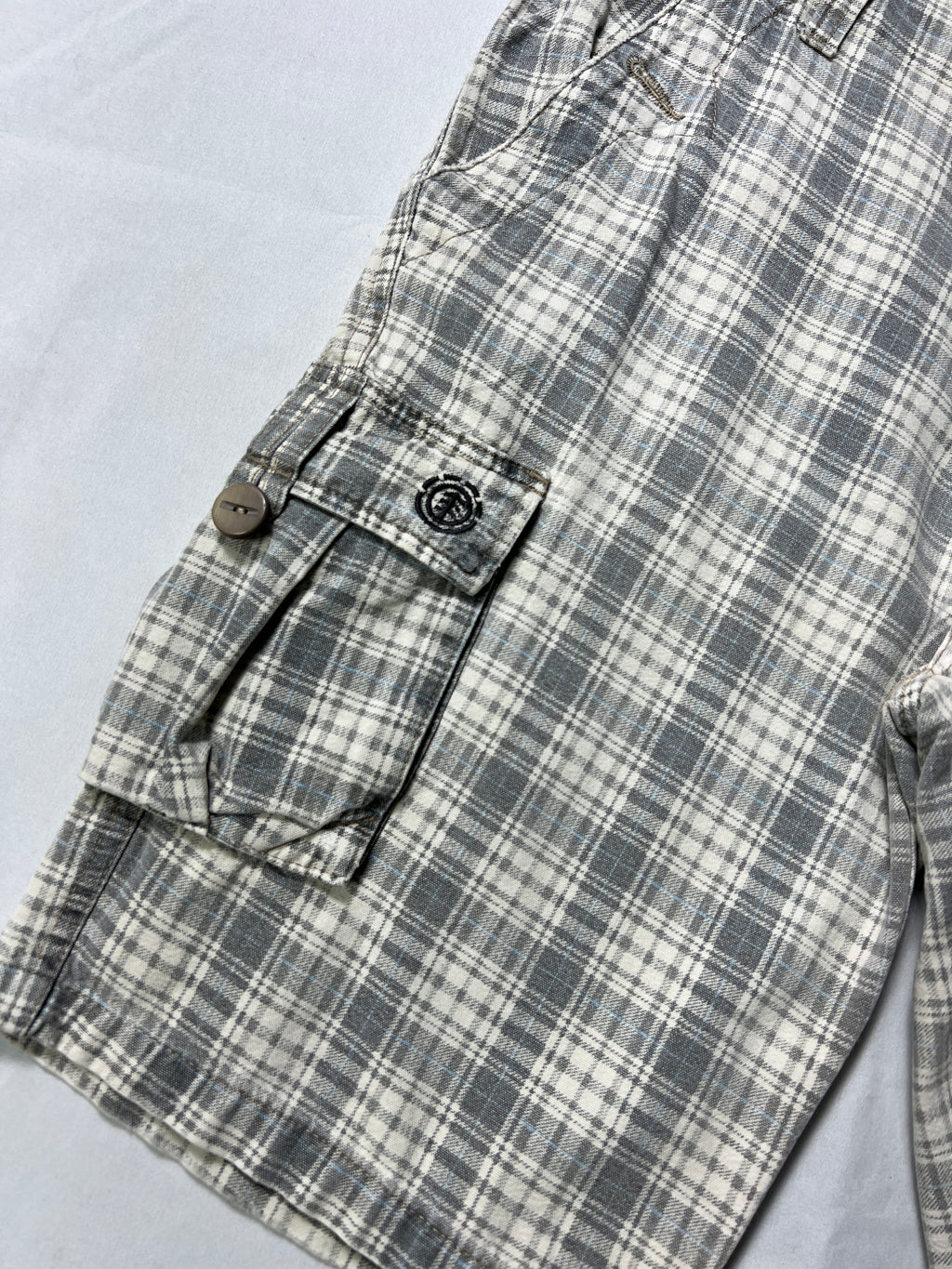 Element Plaid Cargo Shorts