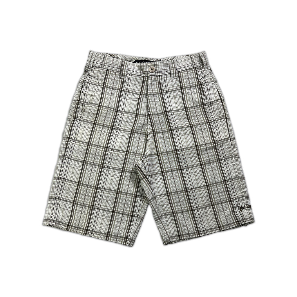 Billabong Plaid Cargo Shorts