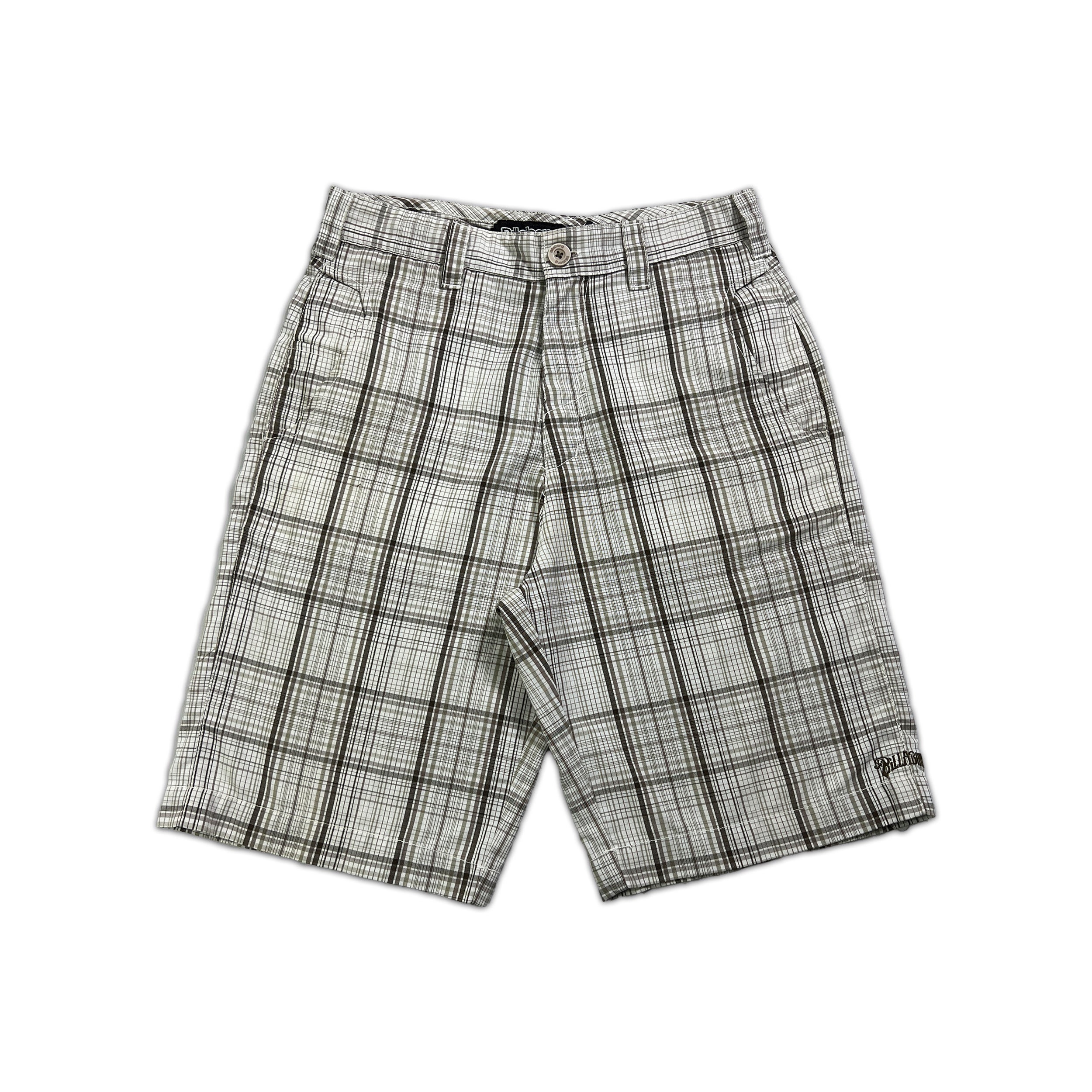 Billabong Plaid Cargo Shorts