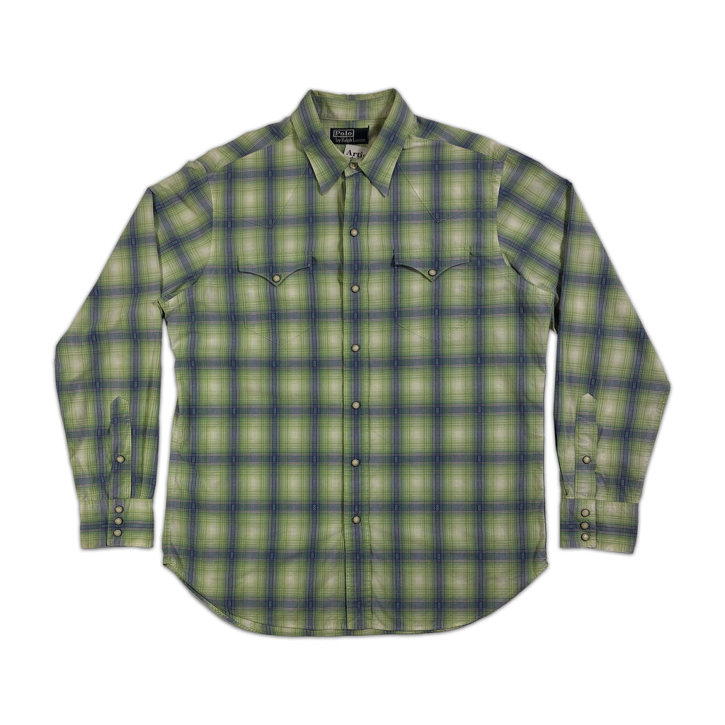 Polo Ralph Lauren Pearl Snap Western Plaid Shirt