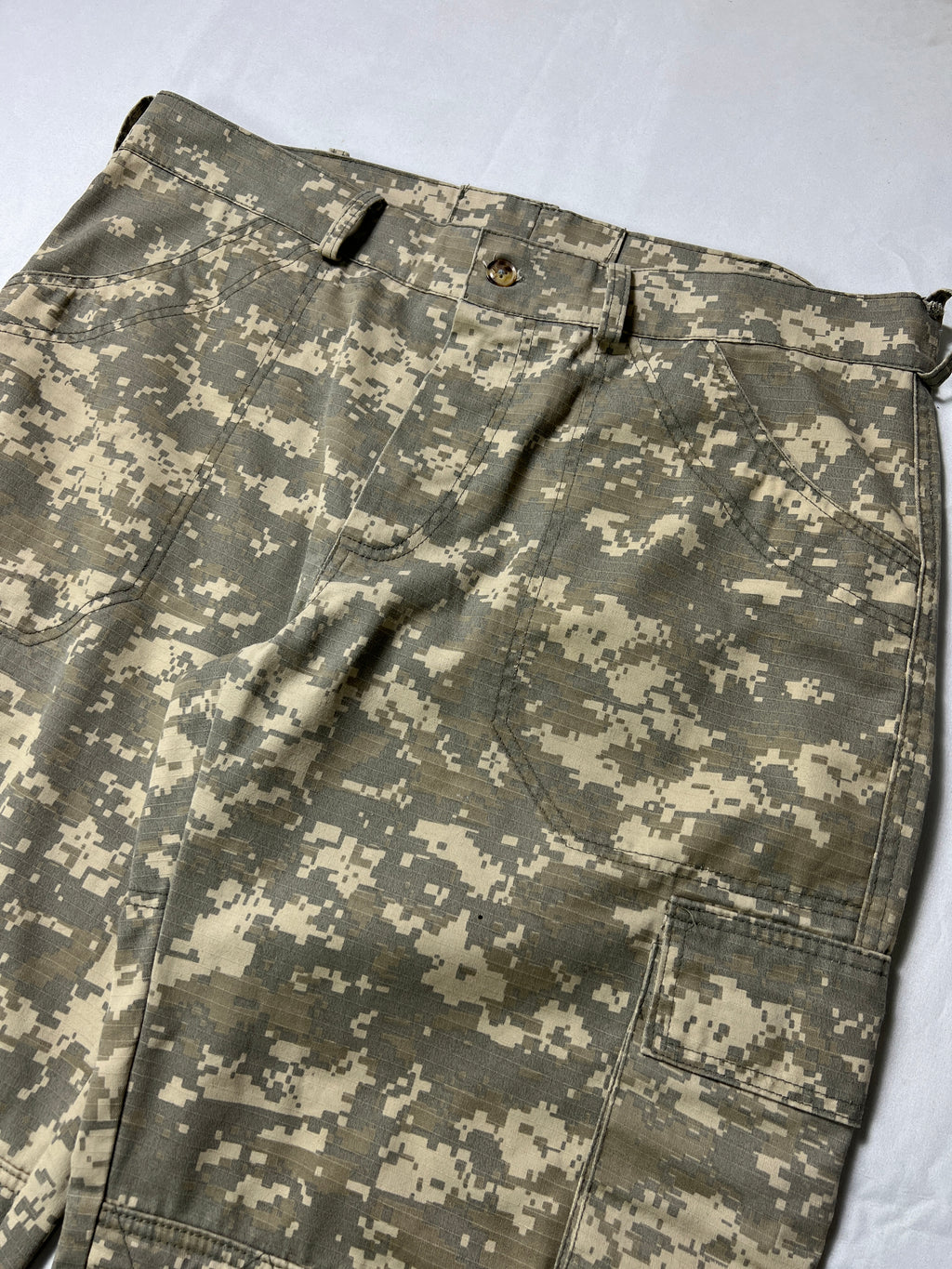 Castella Digital Camo Military Cargo Double Knee Pants