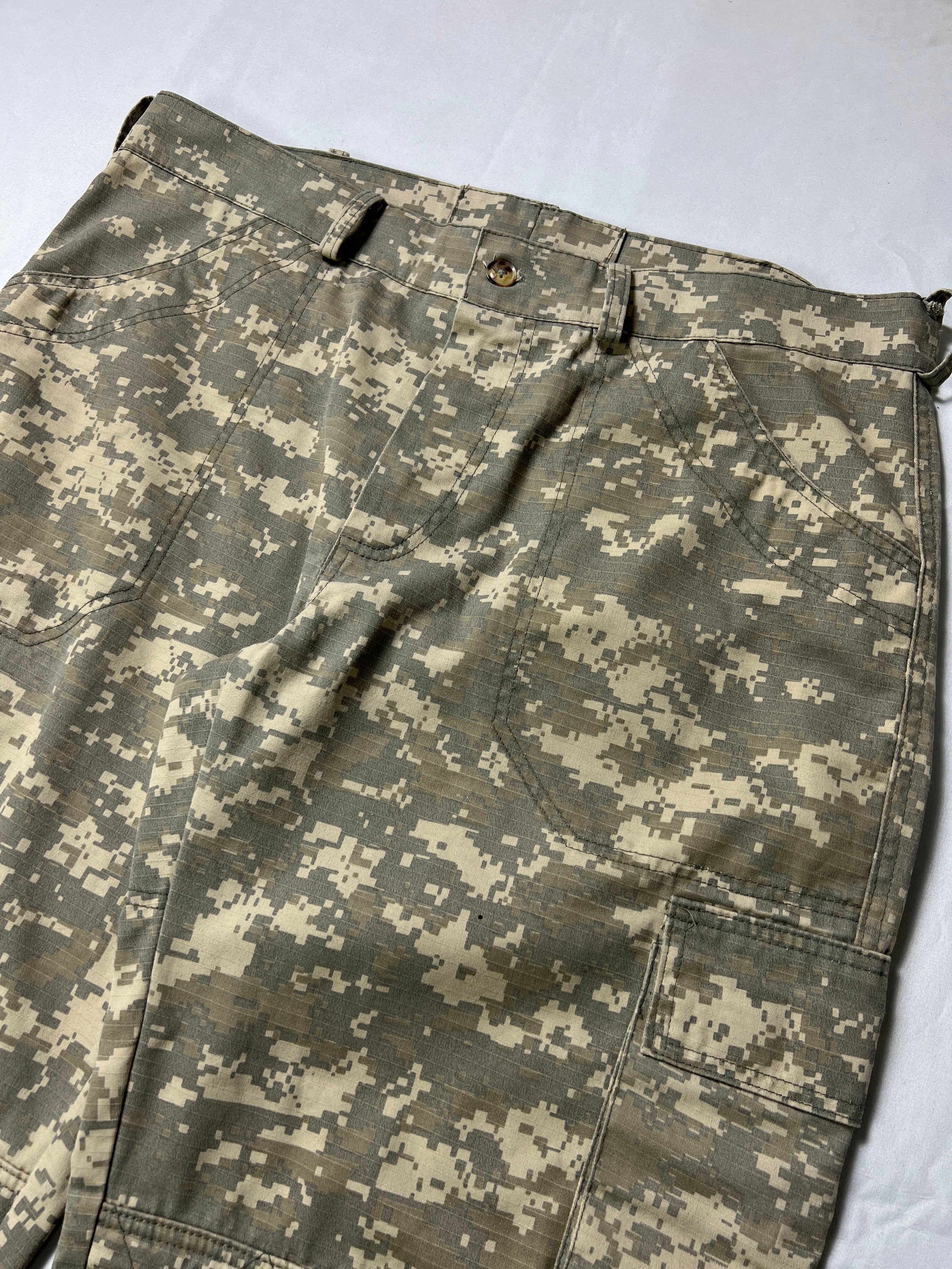 Castella Digital Camo Military Cargo Double Knee Pants