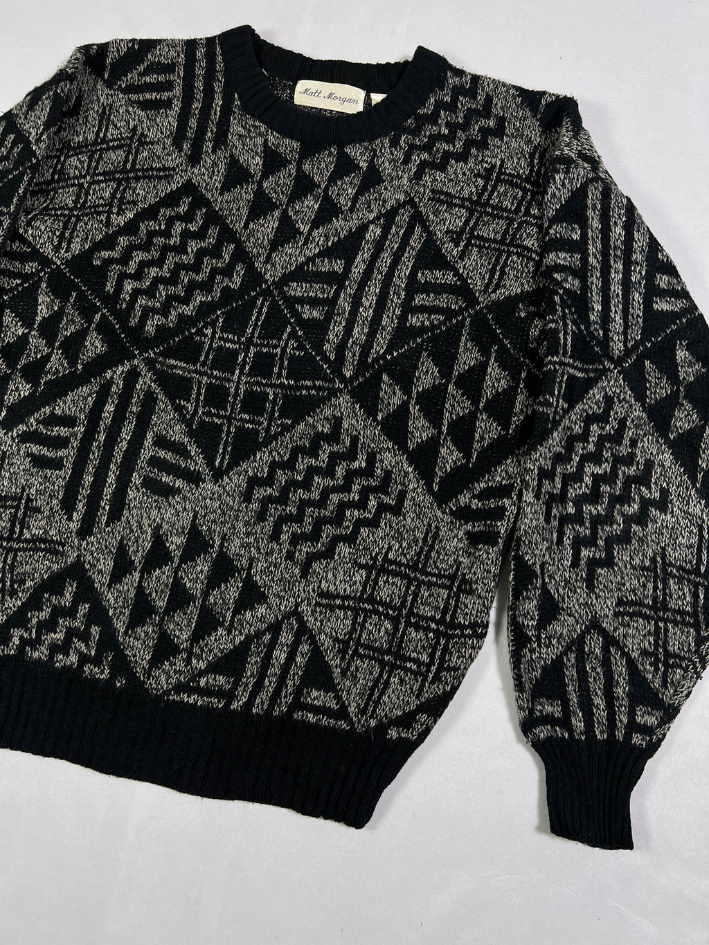 Matt Morgan Geometric Pattern Pullover