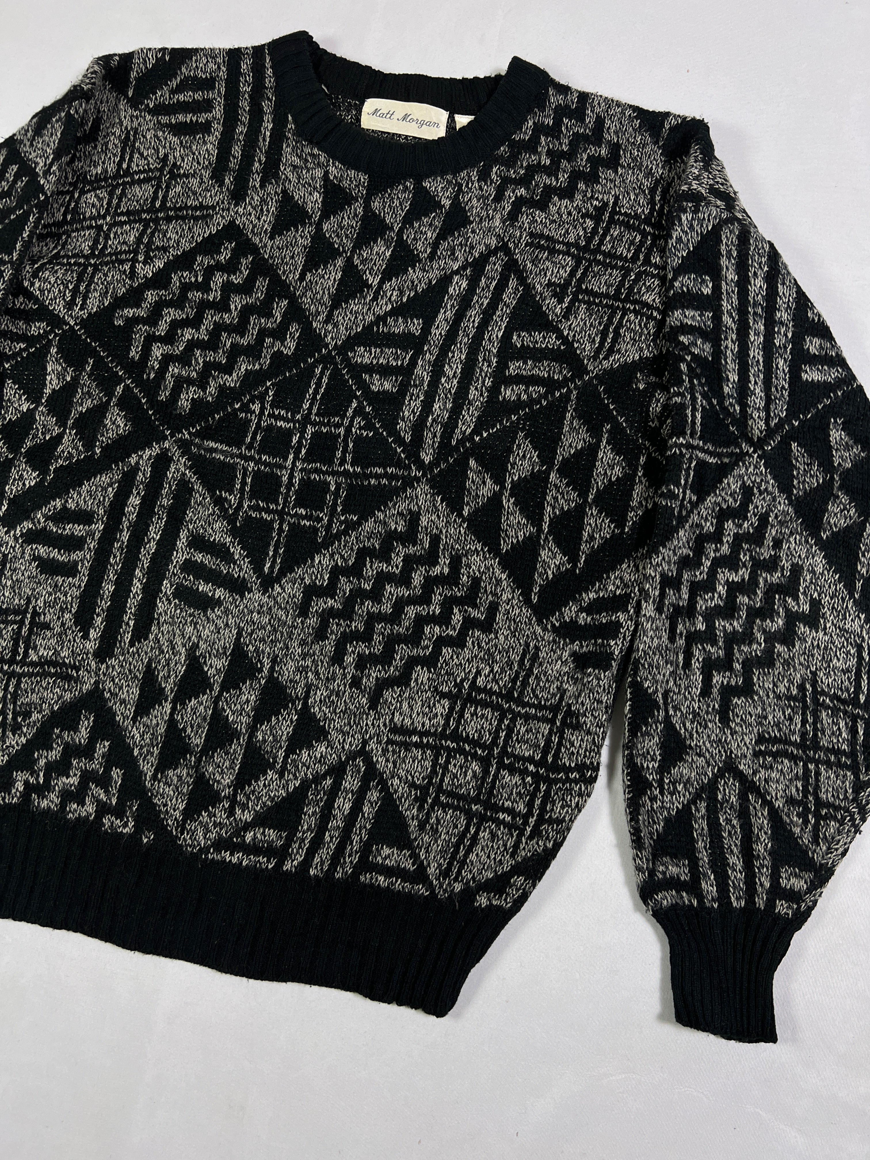 Matt Morgan Geometric Pattern Pullover