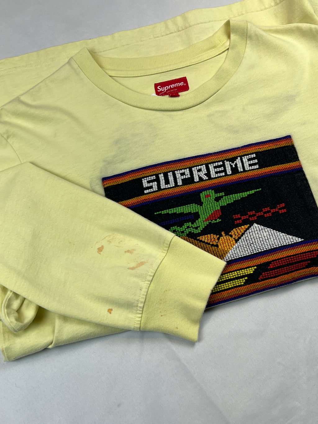 Supreme Needlepoint Patch T-Shirt