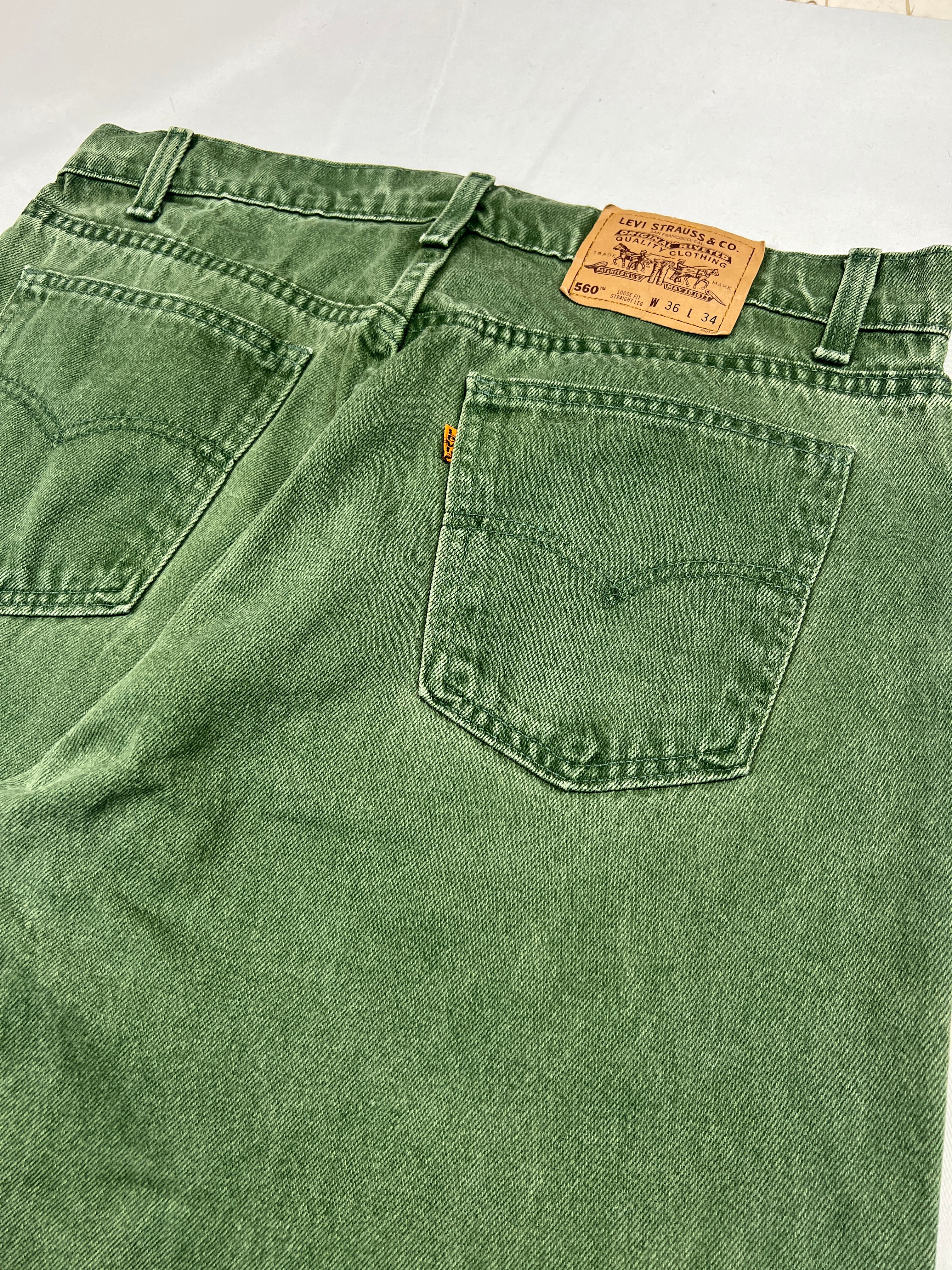 Levi's Loose Fit Orange Tab Jeans