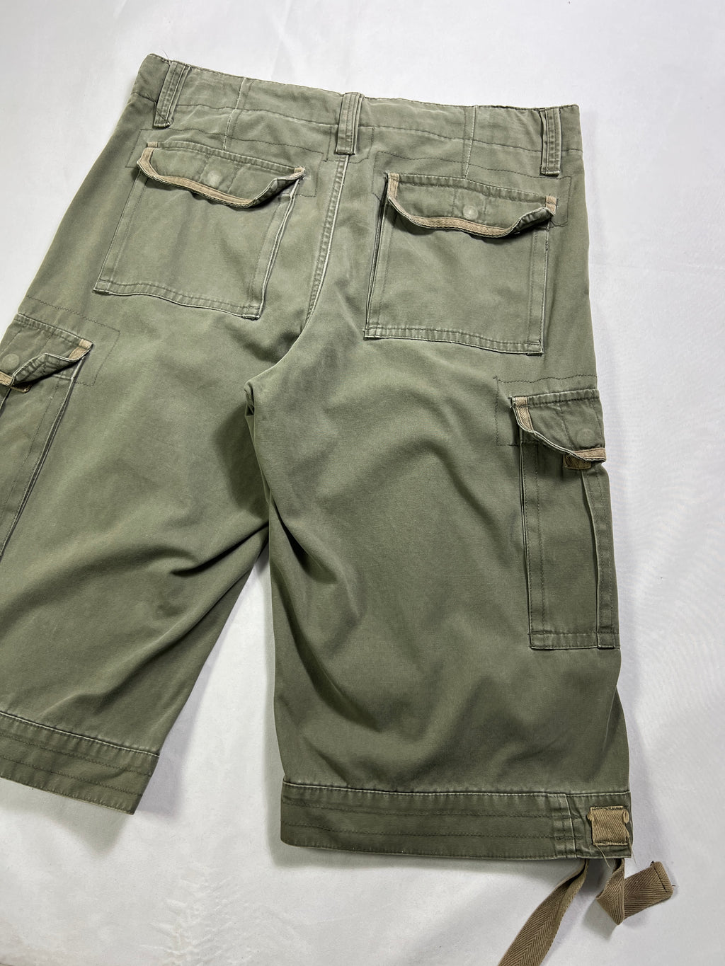 Military Wide Cargo Shorts