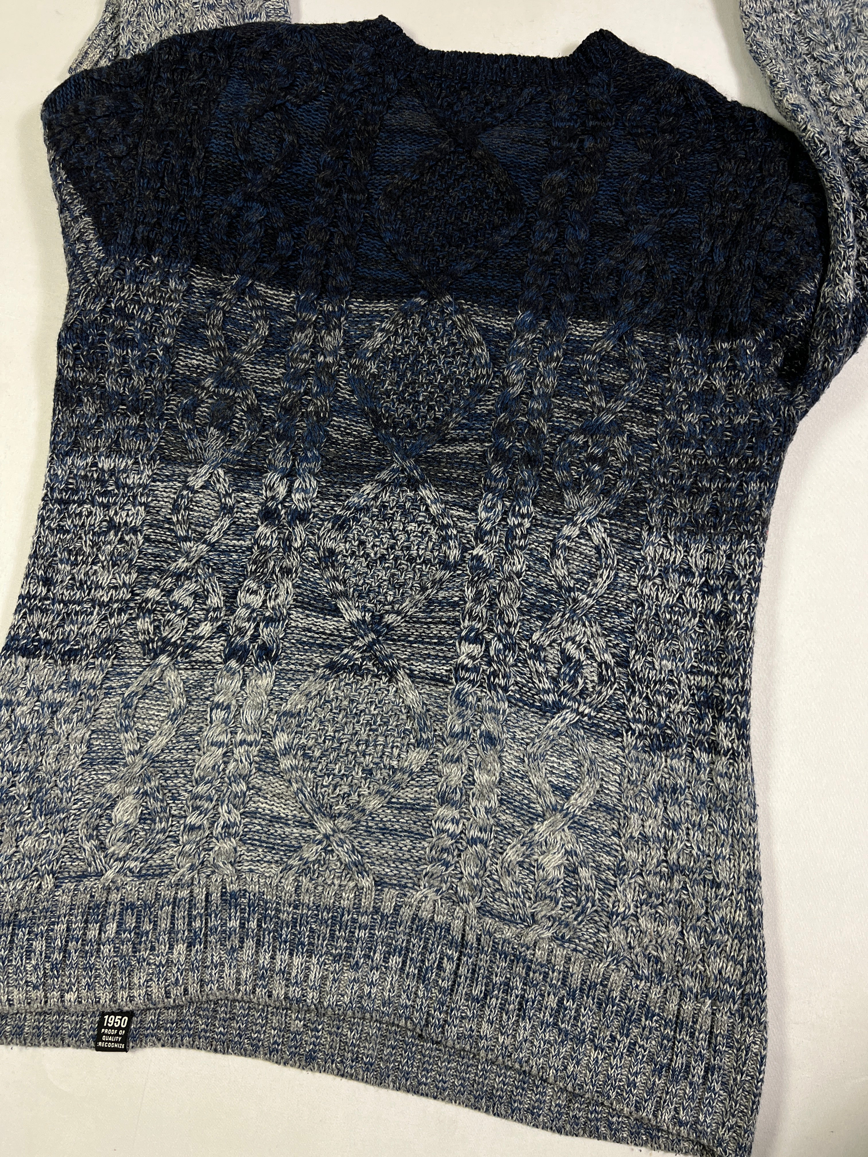 Buckaroo Cable Knit Wool Pullover