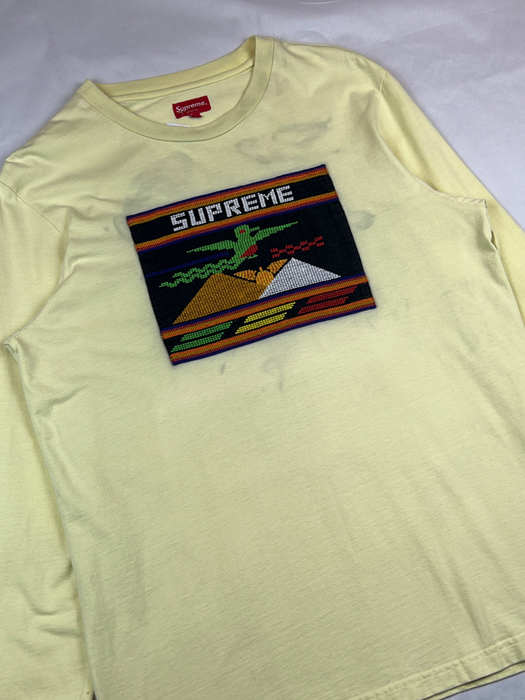 Supreme Needlepoint Patch T-Shirt
