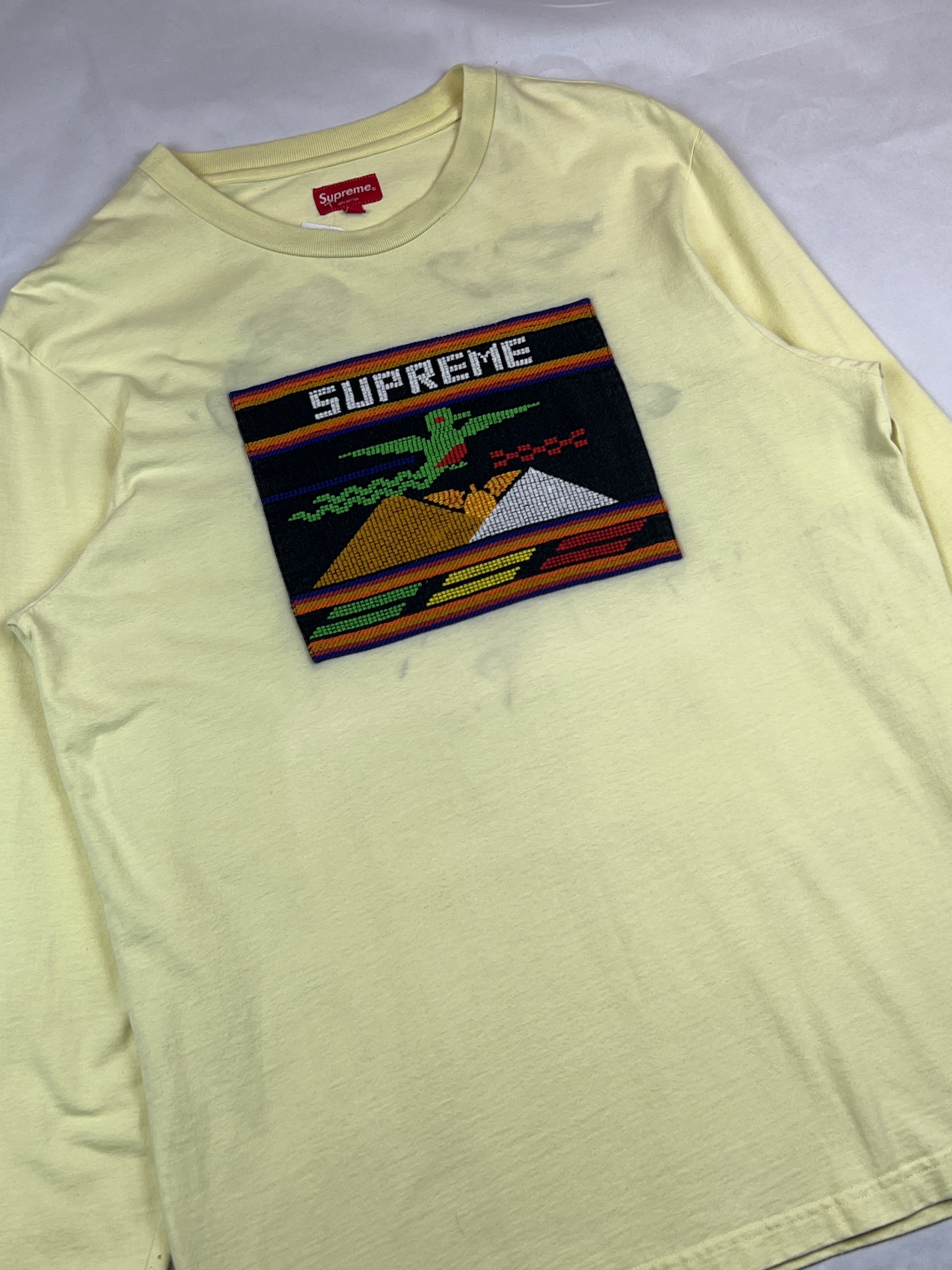 Supreme Needlepoint Patch T-Shirt