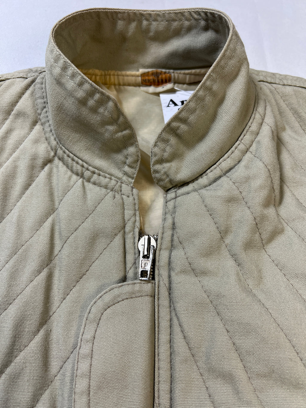 Micherry Quilted Bomber Jacket