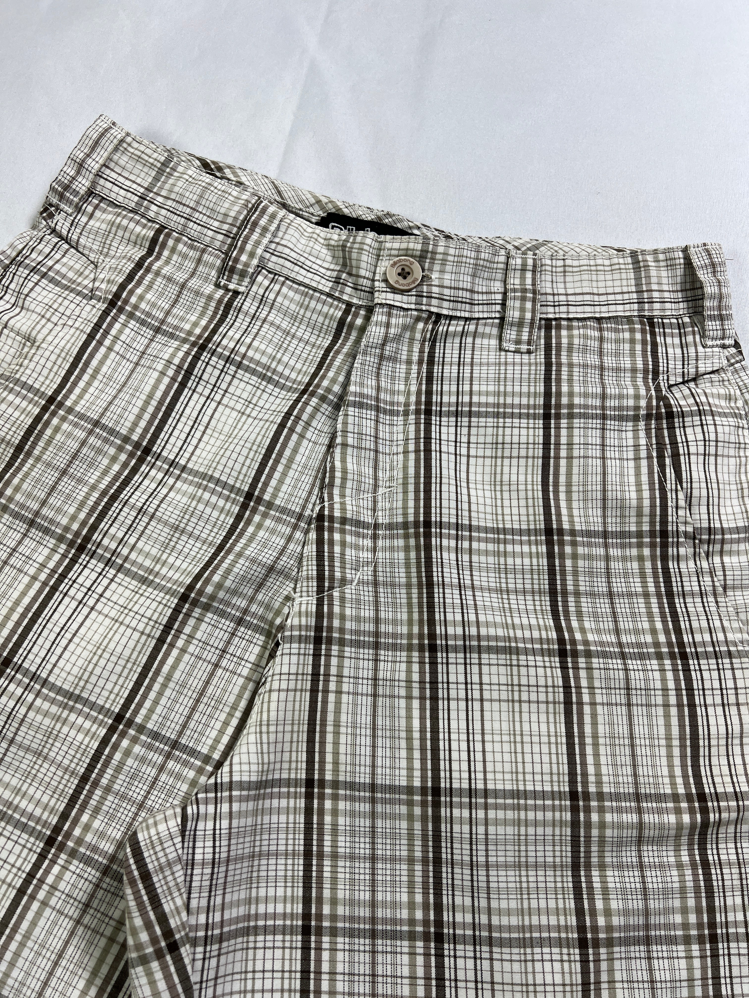 Billabong Plaid Cargo Shorts