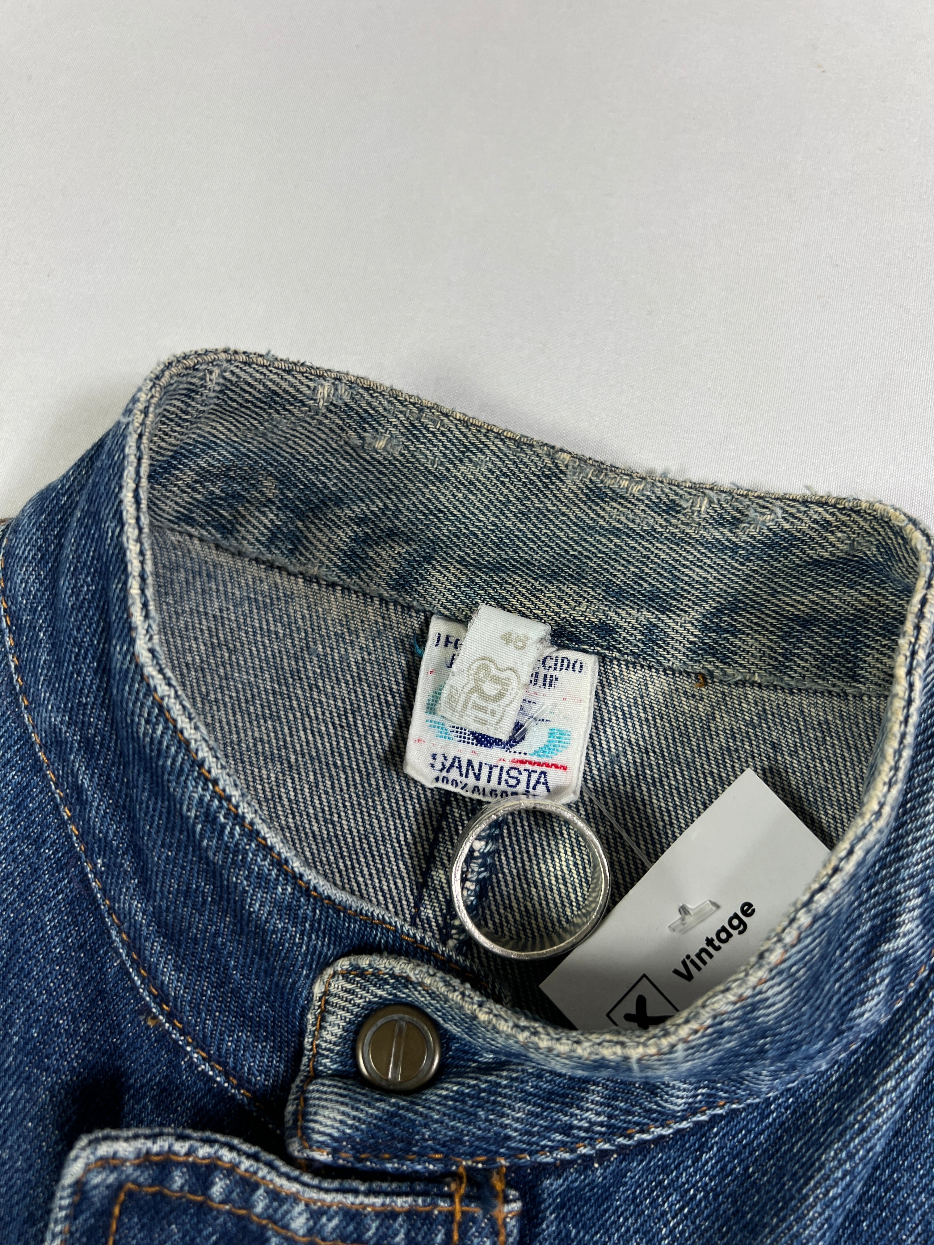 Di Kassius Snap Button Utility Jeans Jacket