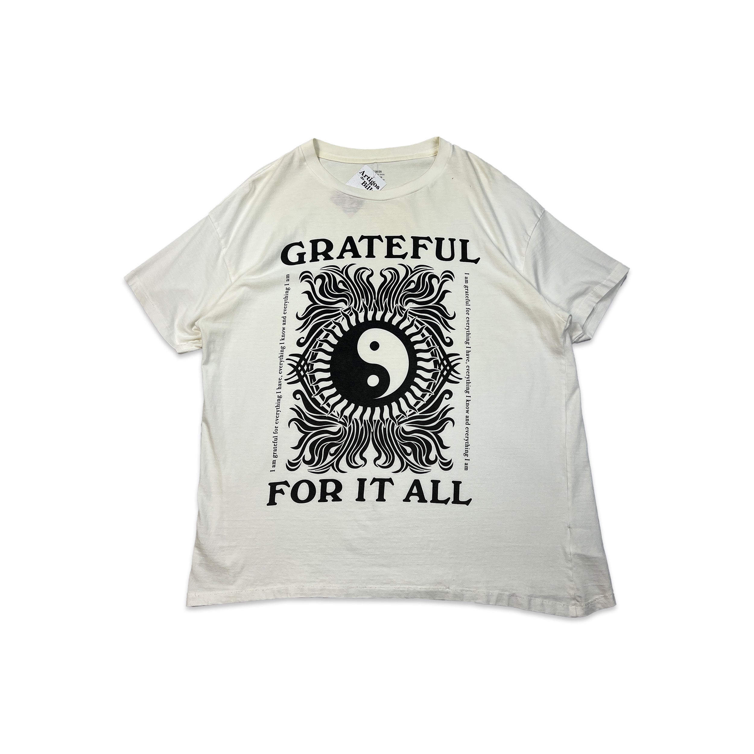 Cotton On ''Grateful For It All'' T-Shirt