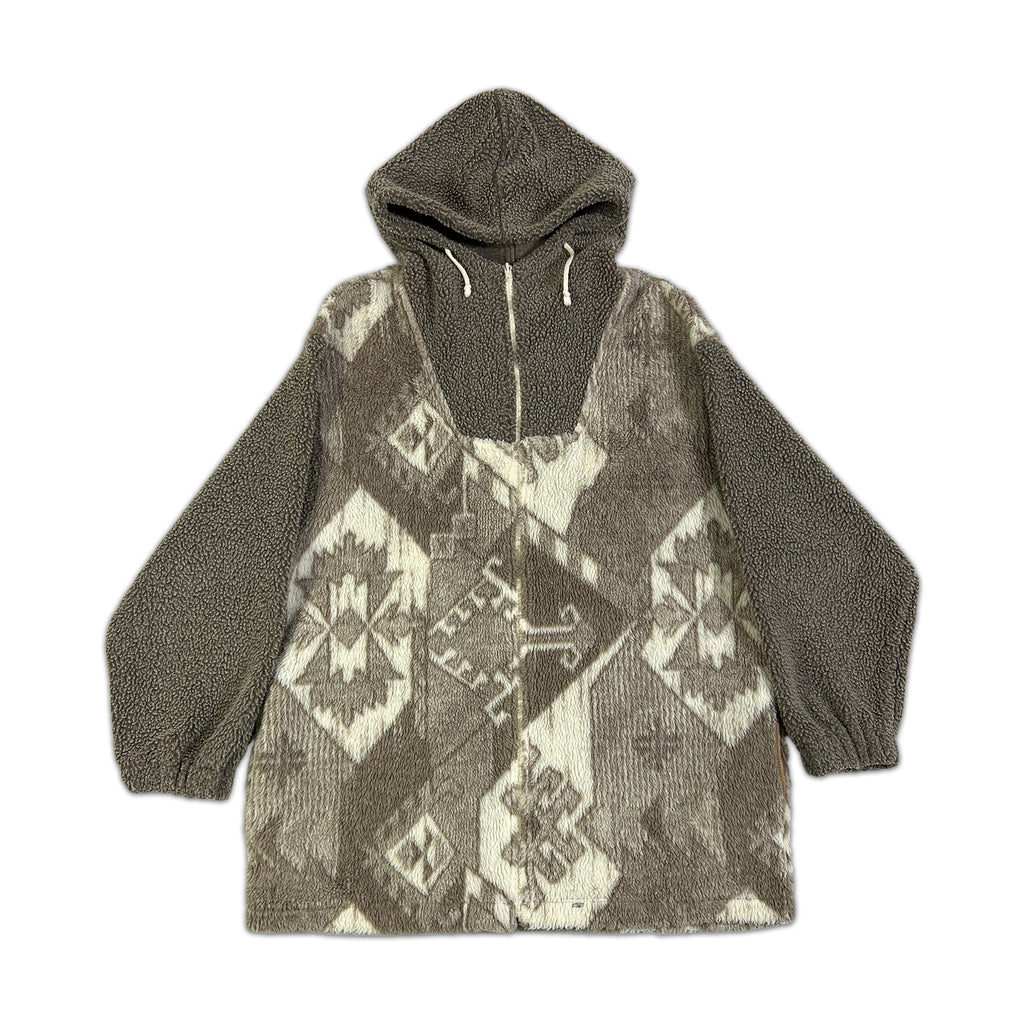 East West Aztec Fleeced Full Zip Jacket