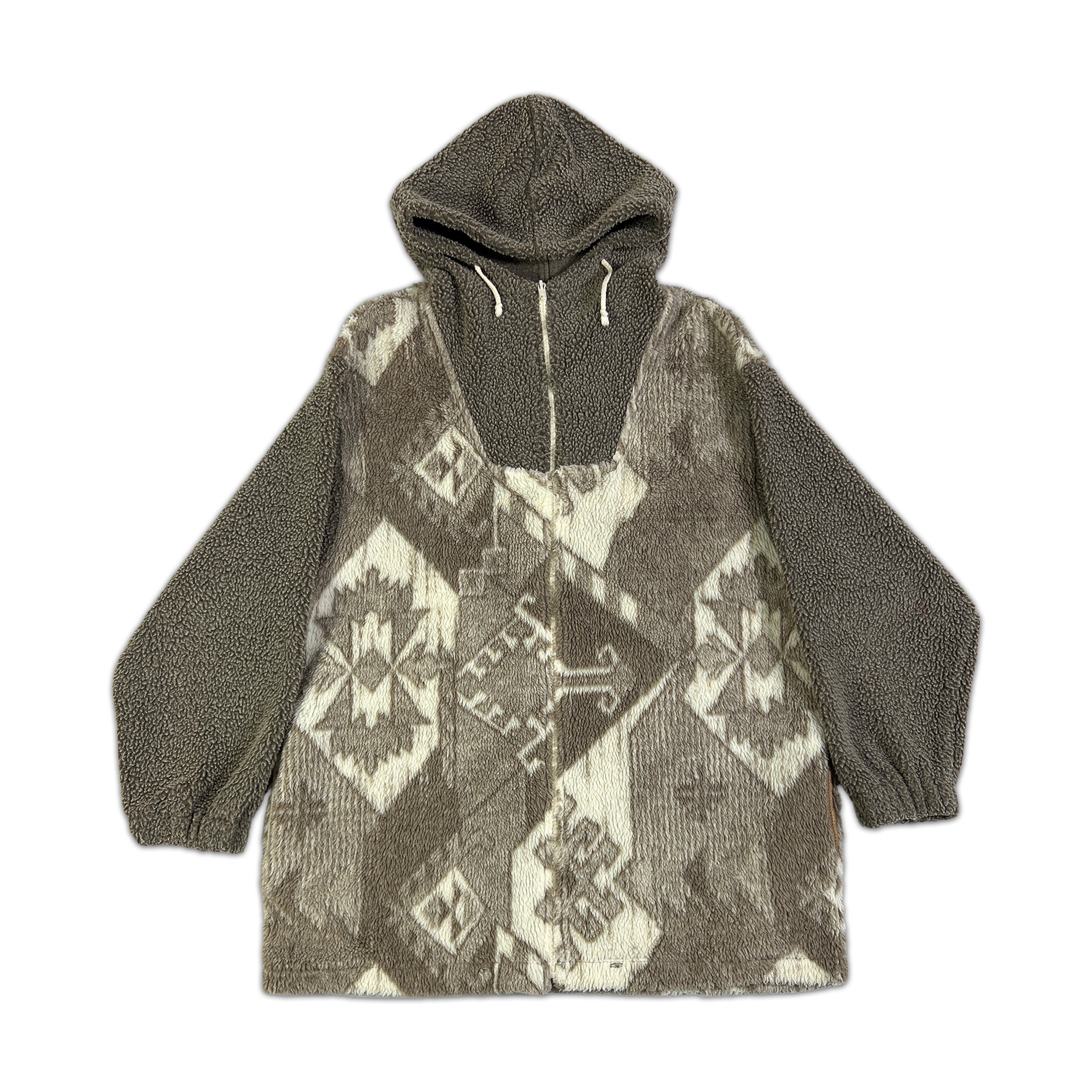 East West Aztec Fleeced Full Zip Jacket