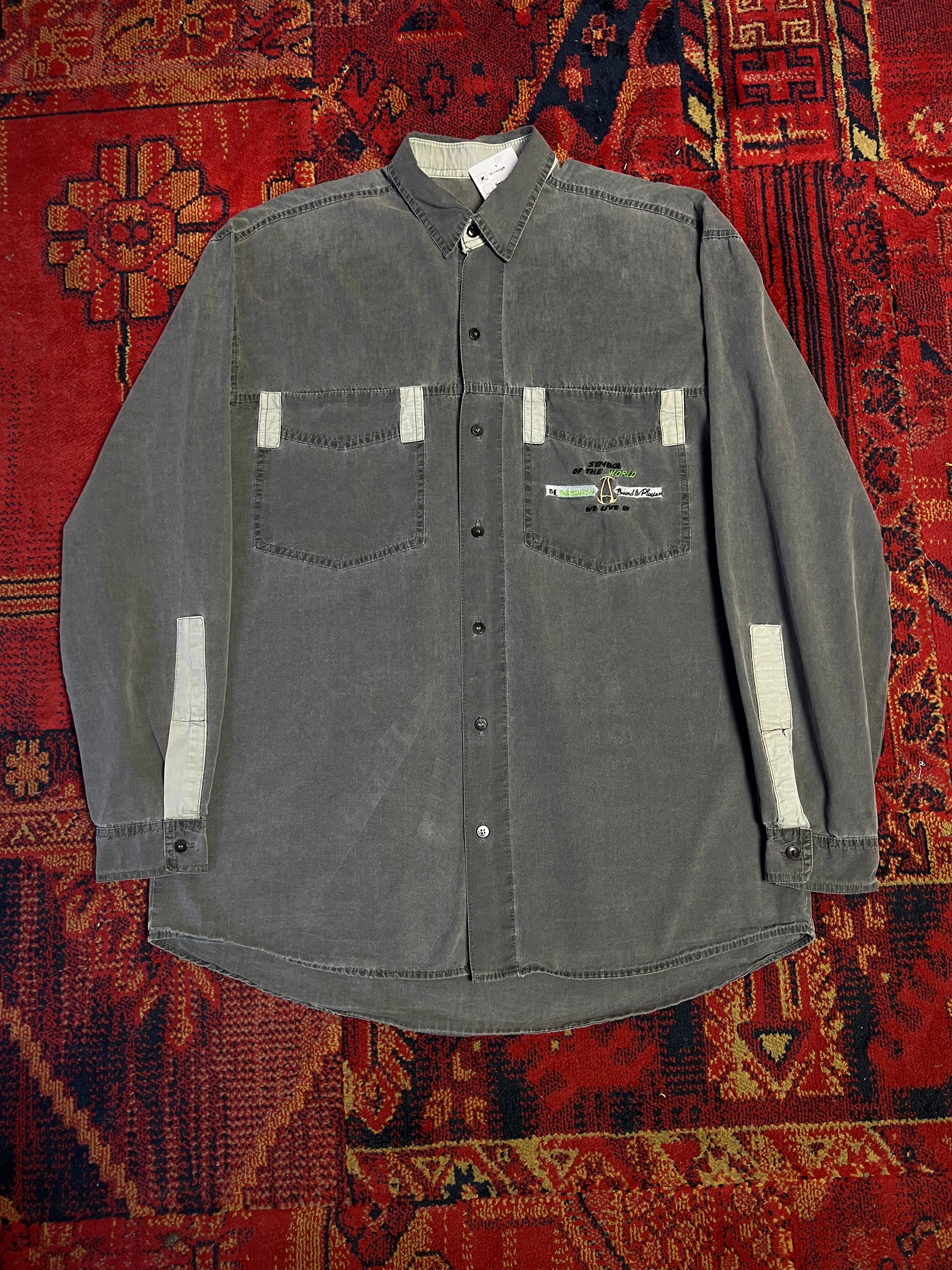 Stoned Wash Vintage Shirt Nacional